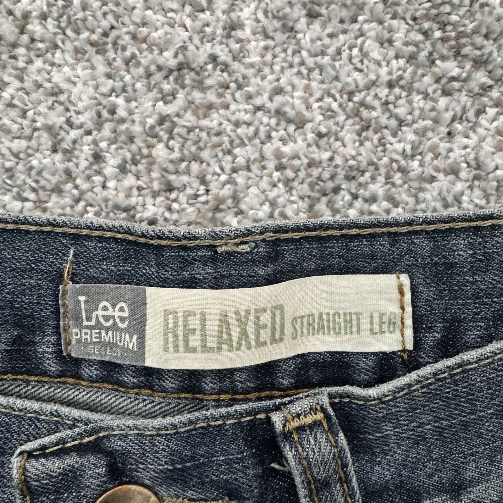 Lee Lee Jeans Mens Size 36x30 Relaxed Straight Grunge Streetwear Size US 36 / EU 52 - 6 Thumbnail