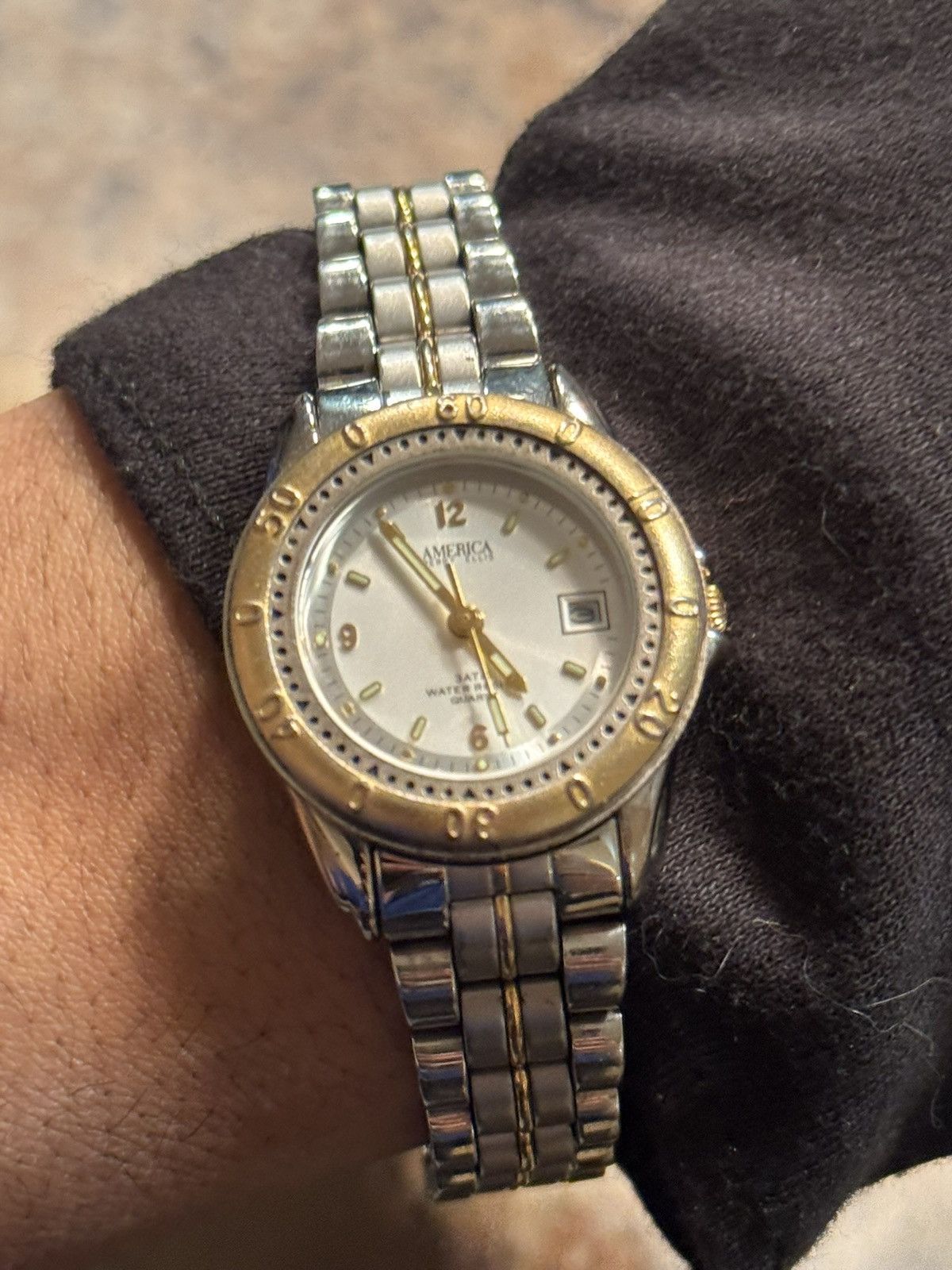 Perry Ellis America Vintage Two-Tone Stainless Steel Quartz Watch Size ONE SIZE - 5 Thumbnail