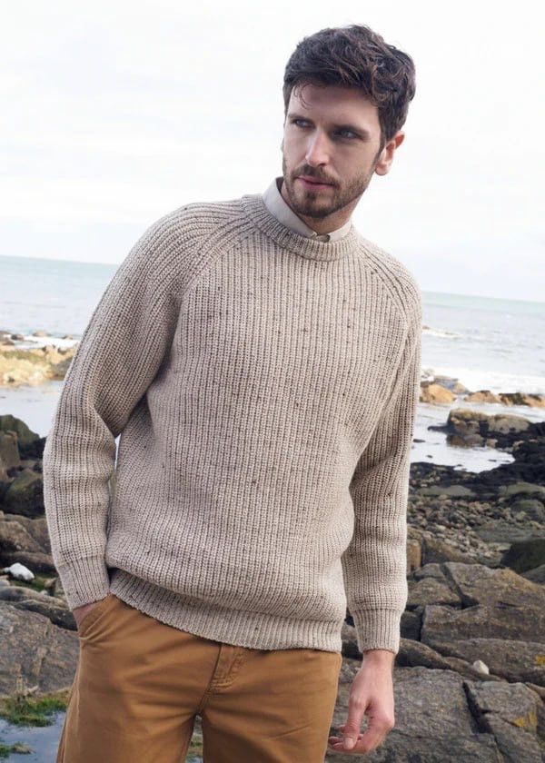 Aran Crafts Vintage Aran Crafts Sweater Irish Wool Cable Knit Fisherman Size US XL / EU 56 / 4 - 2 Thumbnail