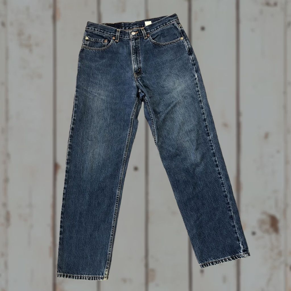 Levi's VINTAGE Levi's 550 Jeans Mens 34x30 Blue Relaxed Fit Made USA Denim 90s Size US 34 / EU 50 - 1 Thumbnail