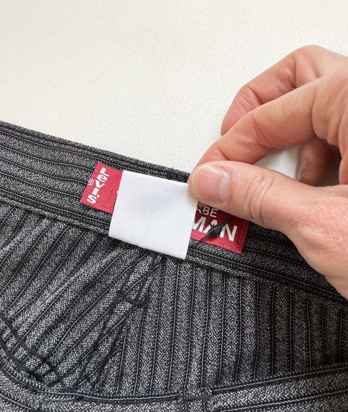 Comme des Garcons AD / AW 05 Gray Pinstripe Wool Pants Size US 34 / EU 50 - 5 Thumbnail