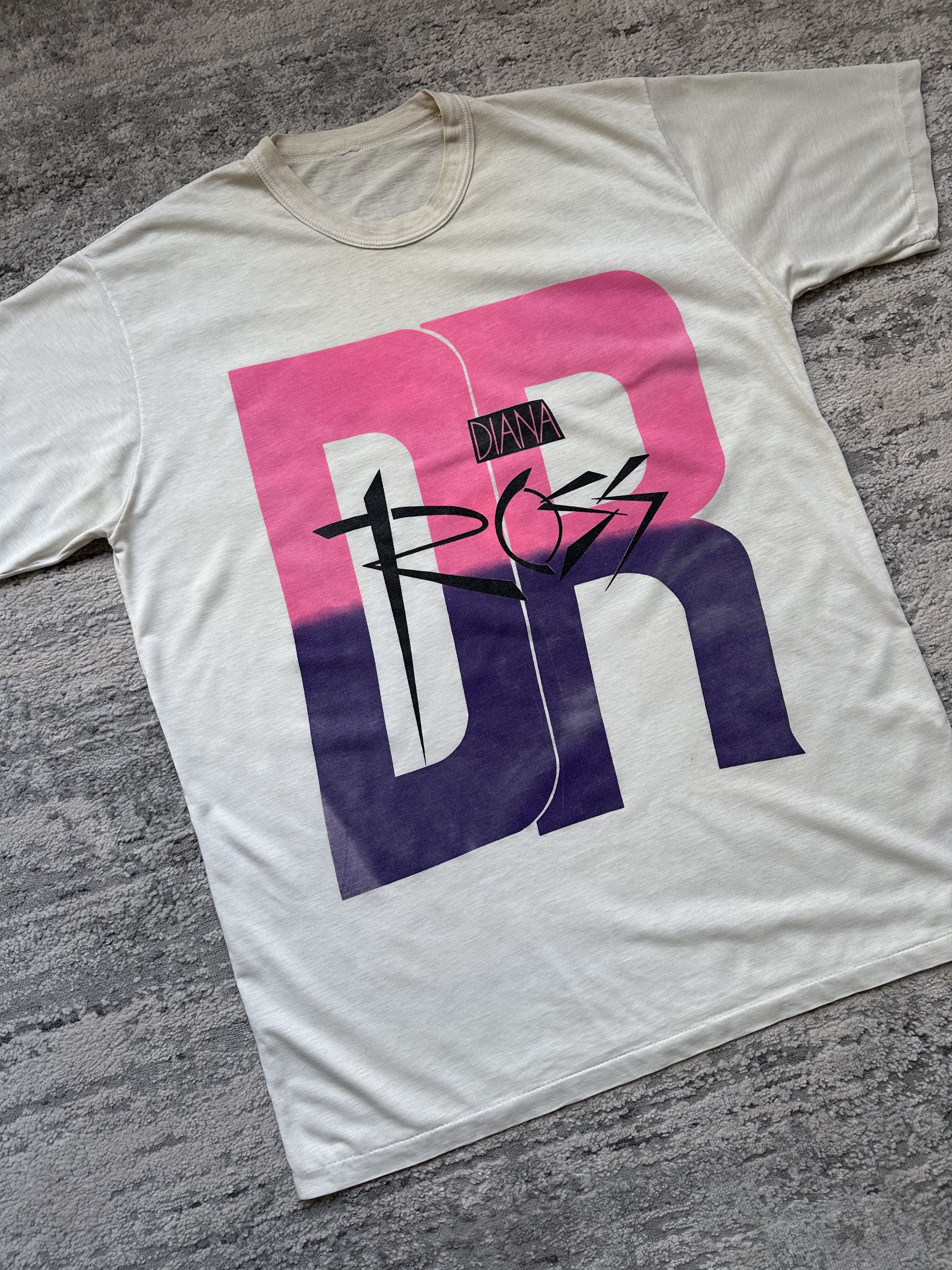 Vintage Diana Ross Vintage T Shirt 80s Size US L / EU 52-54 / 3 - 2 Thumbnail