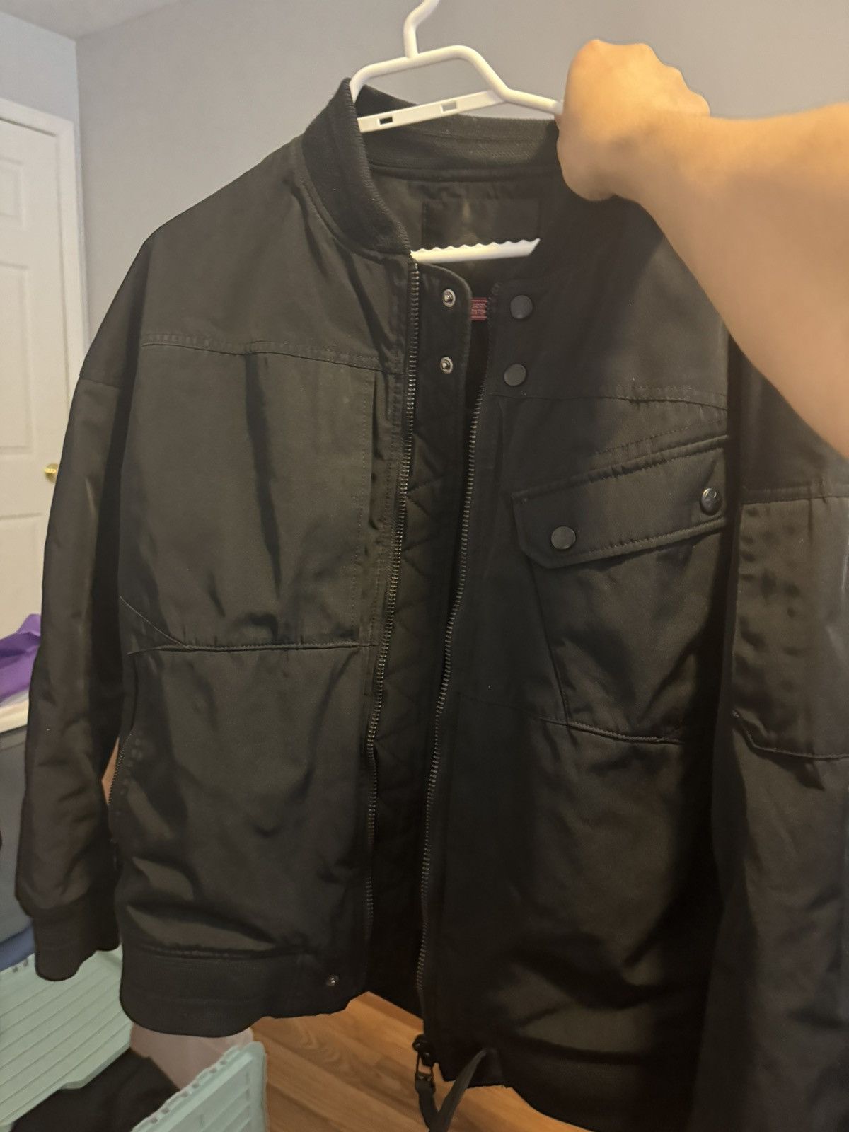 White Mountaineering 17AW Gore Windstopper MA-1 Bomber