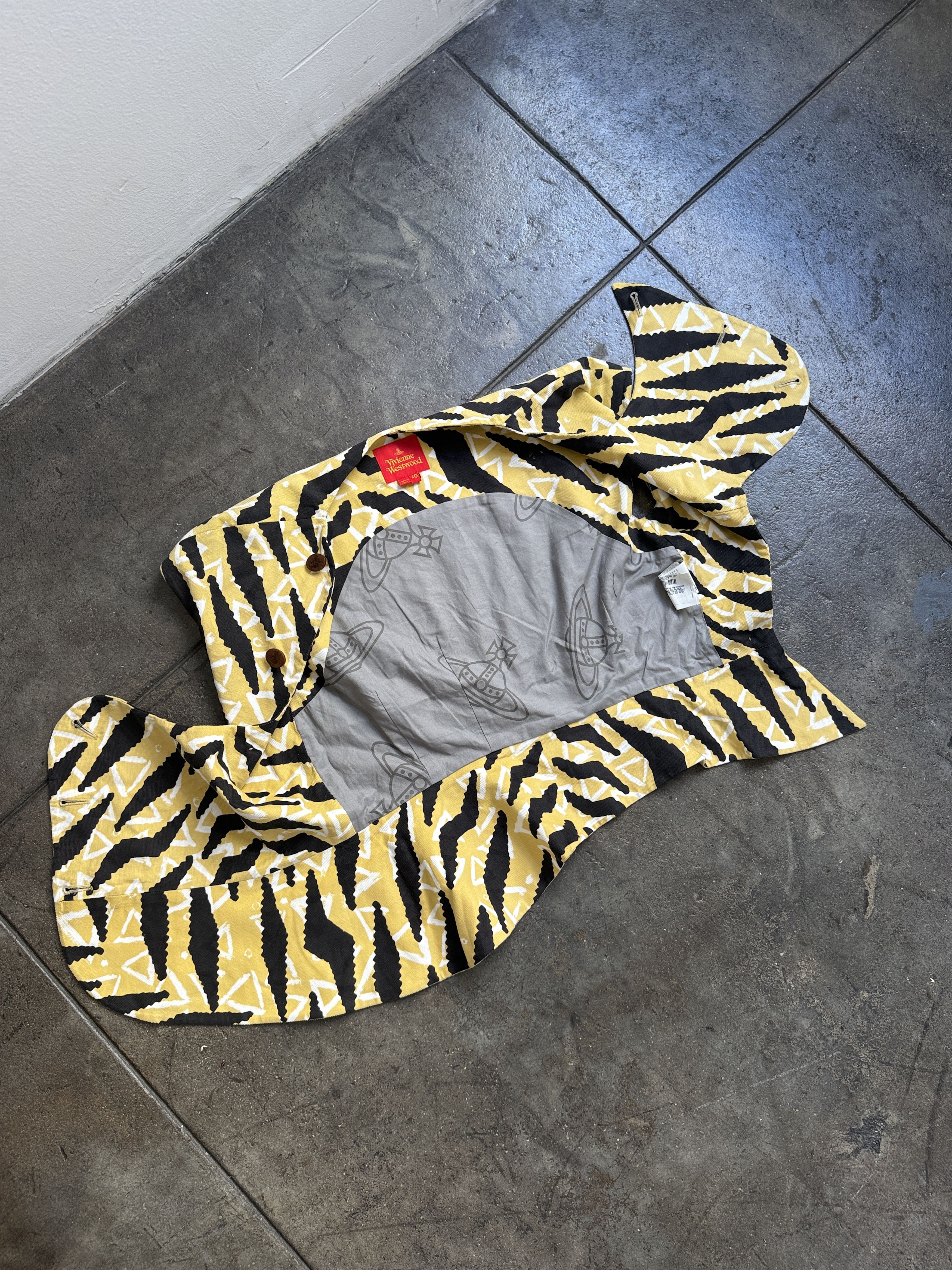 Vivienne Westwood Red Label 2016 Set !!! African Print W/ UNIQUE tailoring Size S / US 4 / IT 40 - 10 Thumbnail