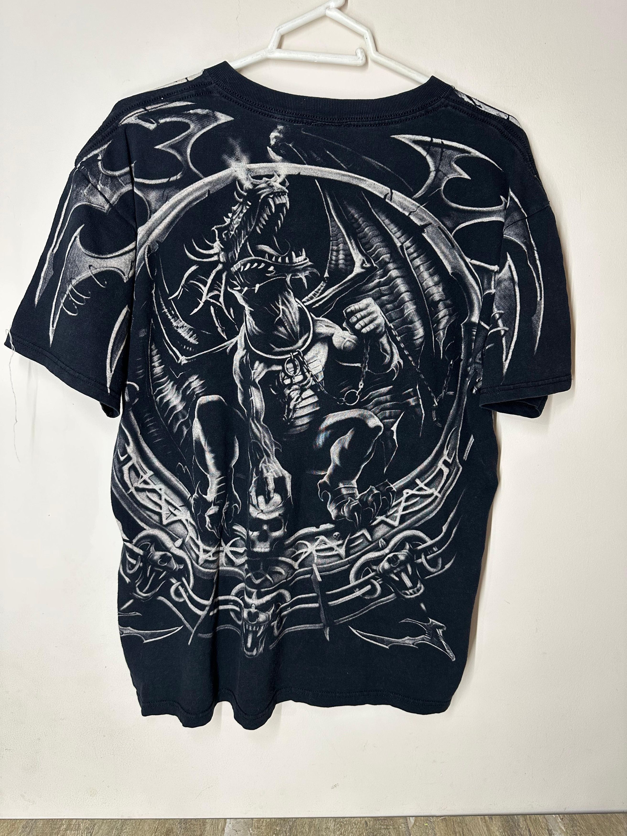 Liquid Blue × Vintage Vintage Liquid Blue Dragon Shirt Graphic Universal Studios Size US L / EU 52-54 / 3 - 4 Thumbnail