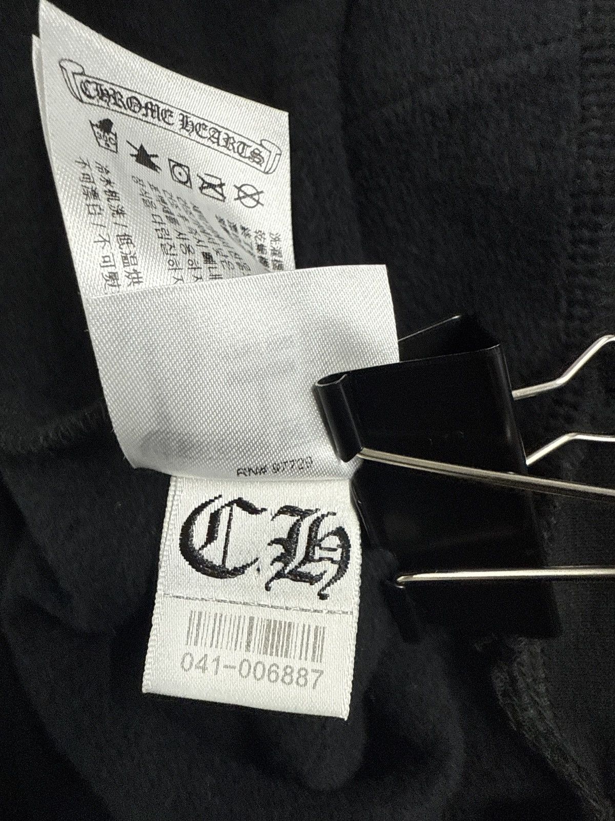 Chrome Hearts CHROME HEARTS SCRIPT PULLOVER HOODIE BLACK BLUE Size US M / EU 48-50 / 2 - 5 Thumbnail