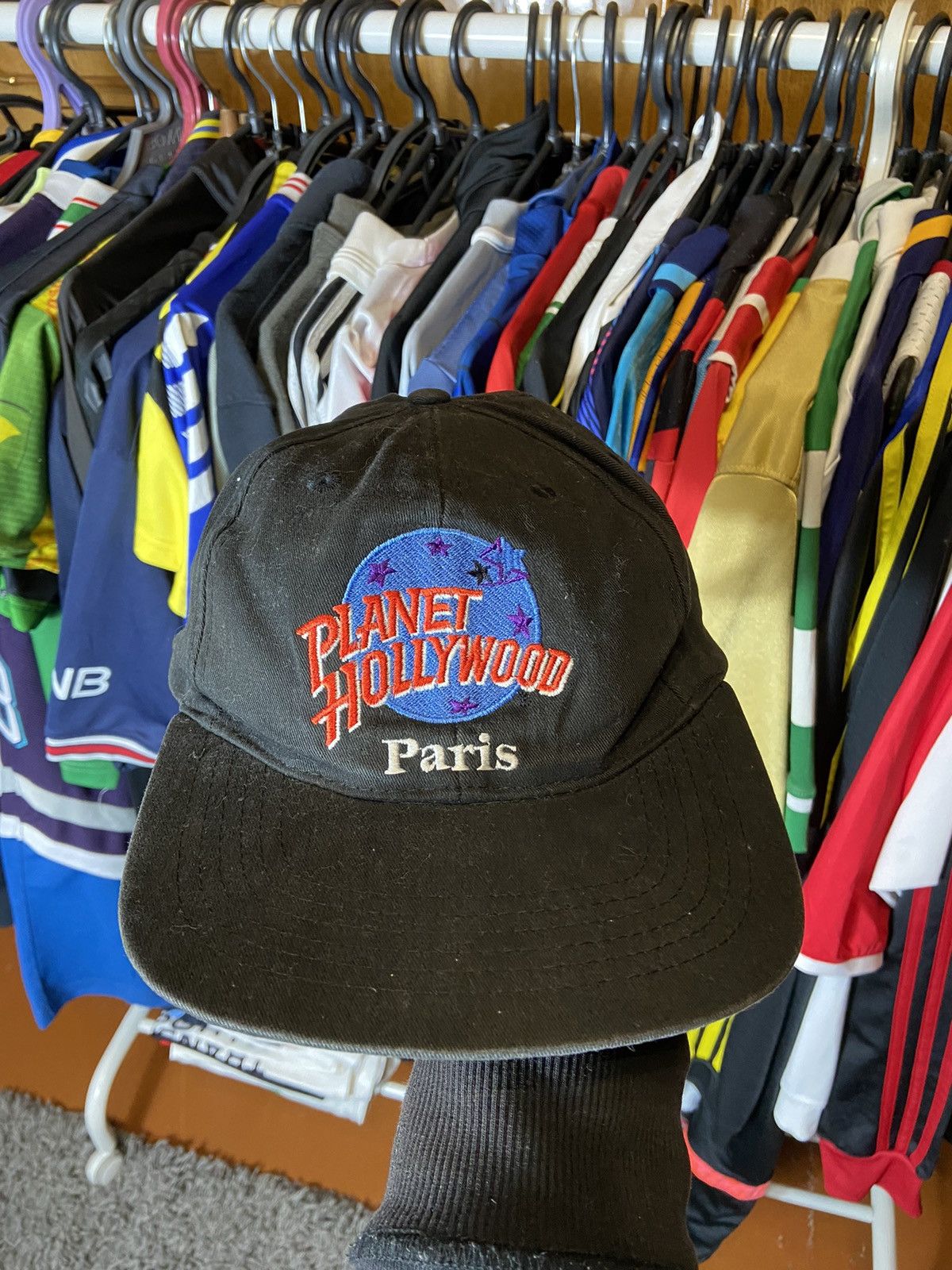 Planet Hollywood × Vintage PLANET HOLLYWOOD PARIS VINTAGE 00s COTTON ADULT CAP Size ONE SIZE - 2 Thumbnail