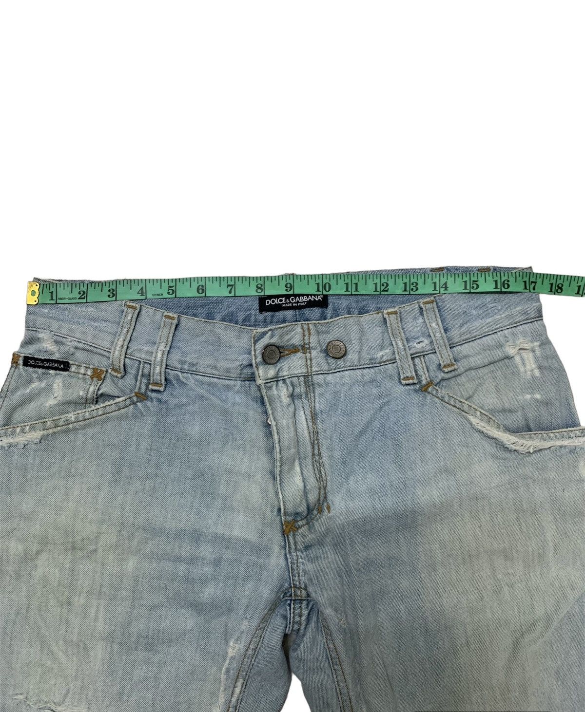 Dolce & Gabbana DOLCE & GABBANA Distressed denim Size US 34 / EU 50 - 3 Thumbnail