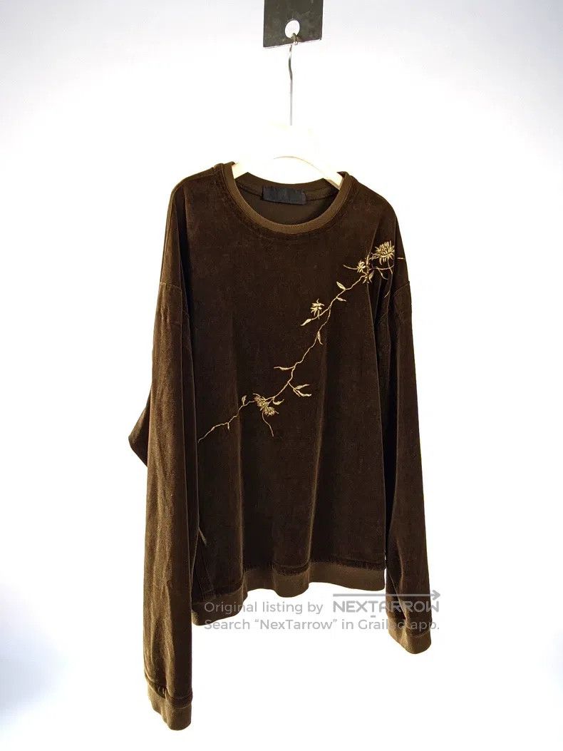 Haider Ackermann Haider Ackermann Velvet Sweatshirt Size US L / EU 52-54 / 3 - 1 Thumbnail