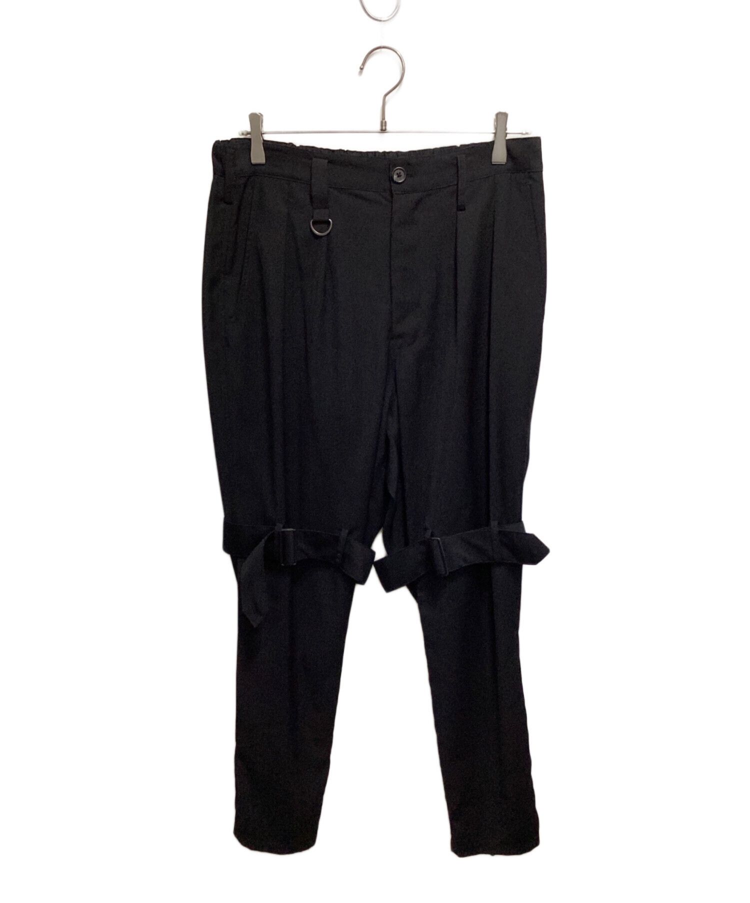 Yohji Yamamoto syte yohji yamamoto GABARDINE BELTED BANDAGE PANTS Size US 32 / EU 48 - 1 Thumbnail