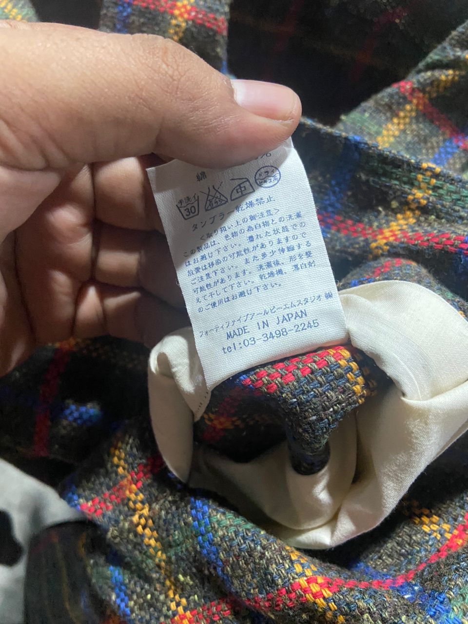 45rpm 45rpm Tartan Checked Woolen Jacket Size M / US 6-8 / IT 42-44 - 11 Thumbnail