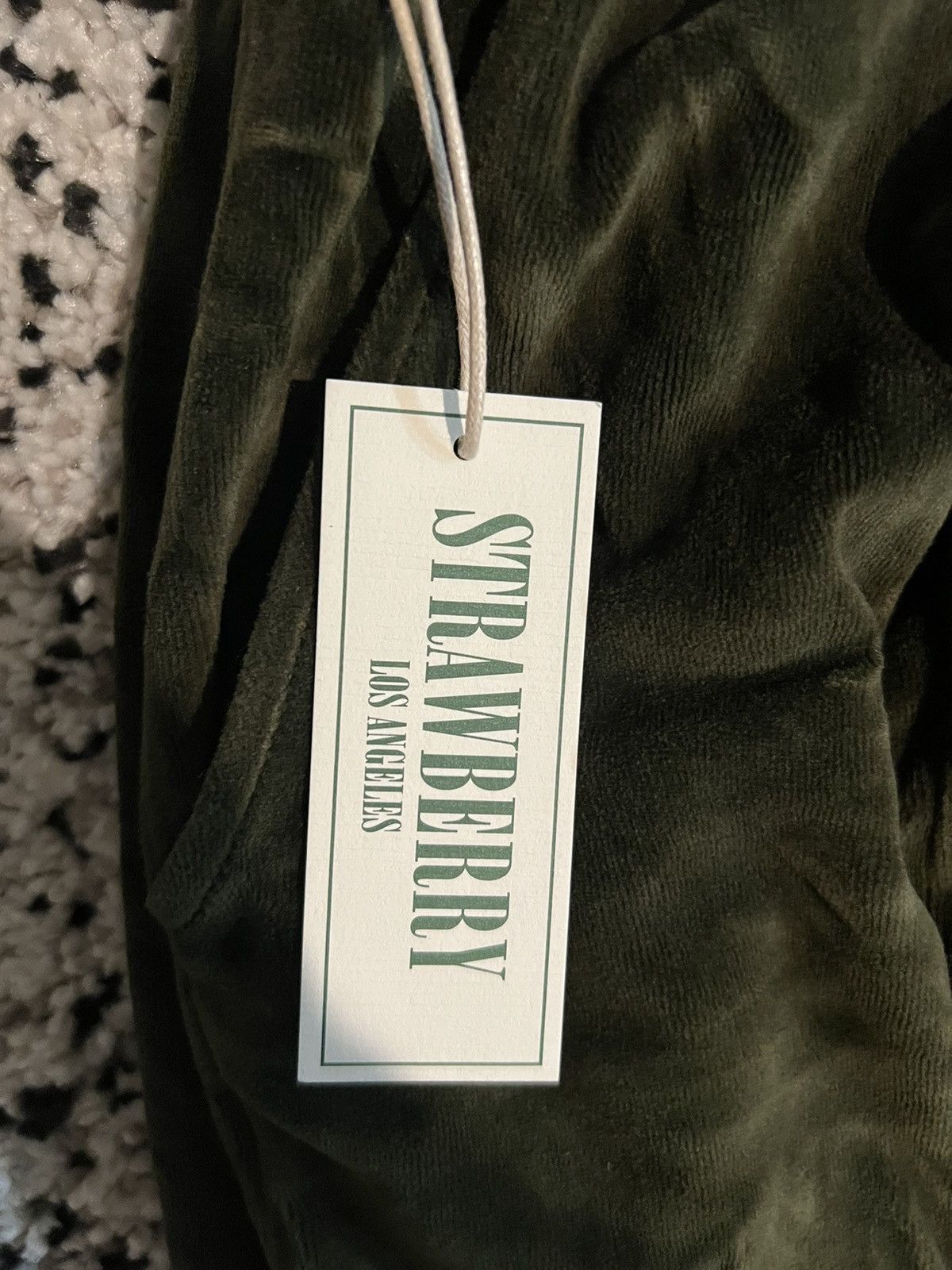 Strawberry Strawberry - Velour Green Pants Size US 38 / EU 54 - 2 Thumbnail