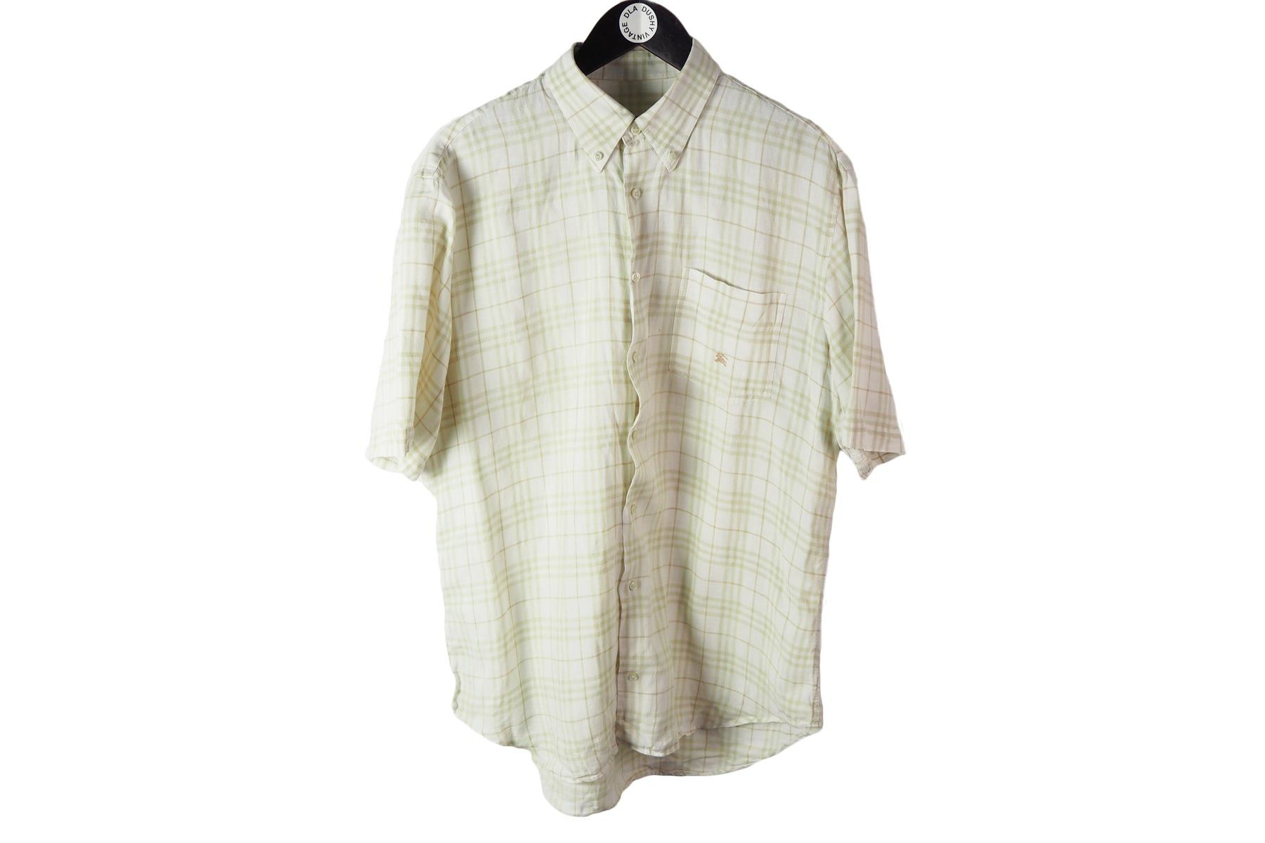Burberry Burberry Short Sleeve Shirt Large Size US L / EU 52-54 / 3 - 1 Thumbnail