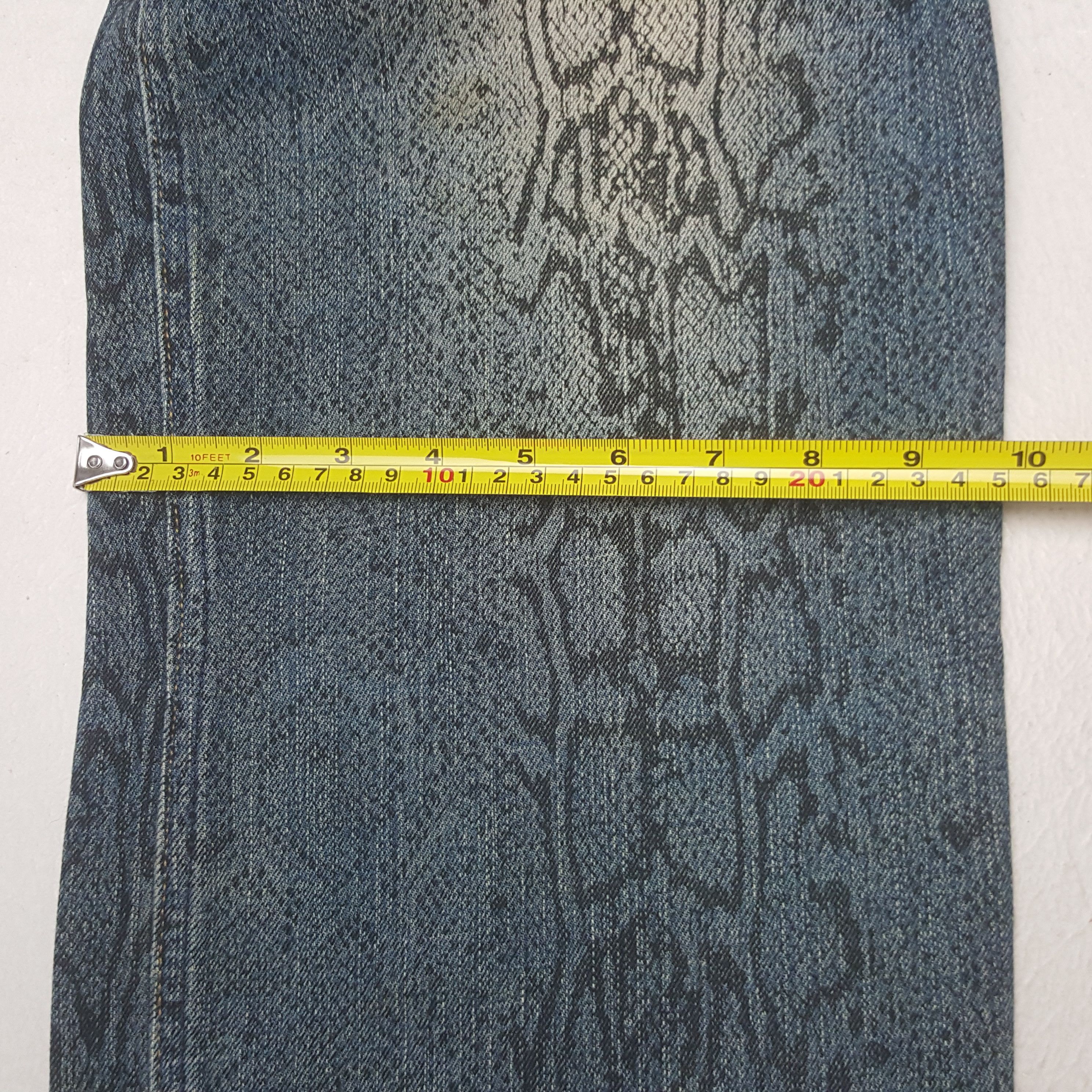 Japanese Brand Vintage Karakumi Tamashi Overprinted Denim Jeans Size US 32 / EU 48 - 11 Thumbnail