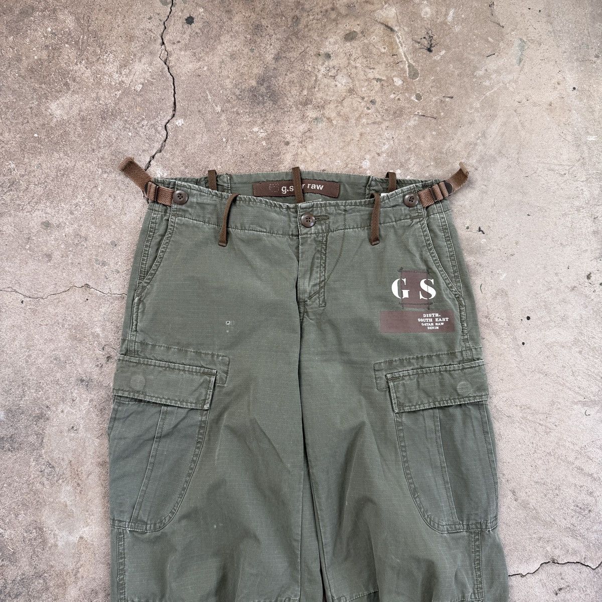 G-Star Vintage G-Star Green Olive Cargo Pants Size US 28 / EU 44 - 5 Thumbnail