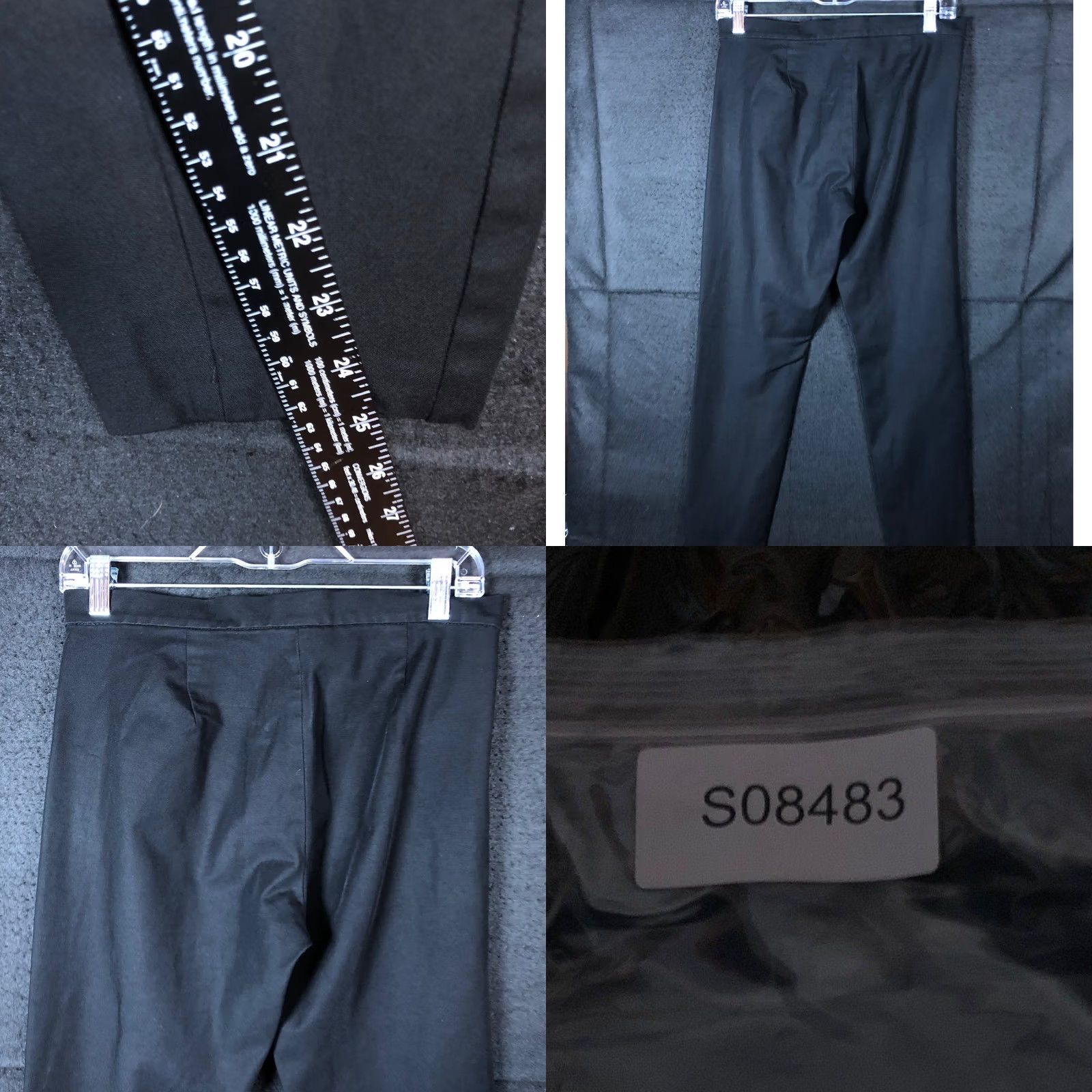 Banana Republic Banana Republic Womens Pants Black Devon Mid Rise Pull On Side Zip Stretch 6 Size 28" / US 6 / IT 42 - 8 Thumbnail