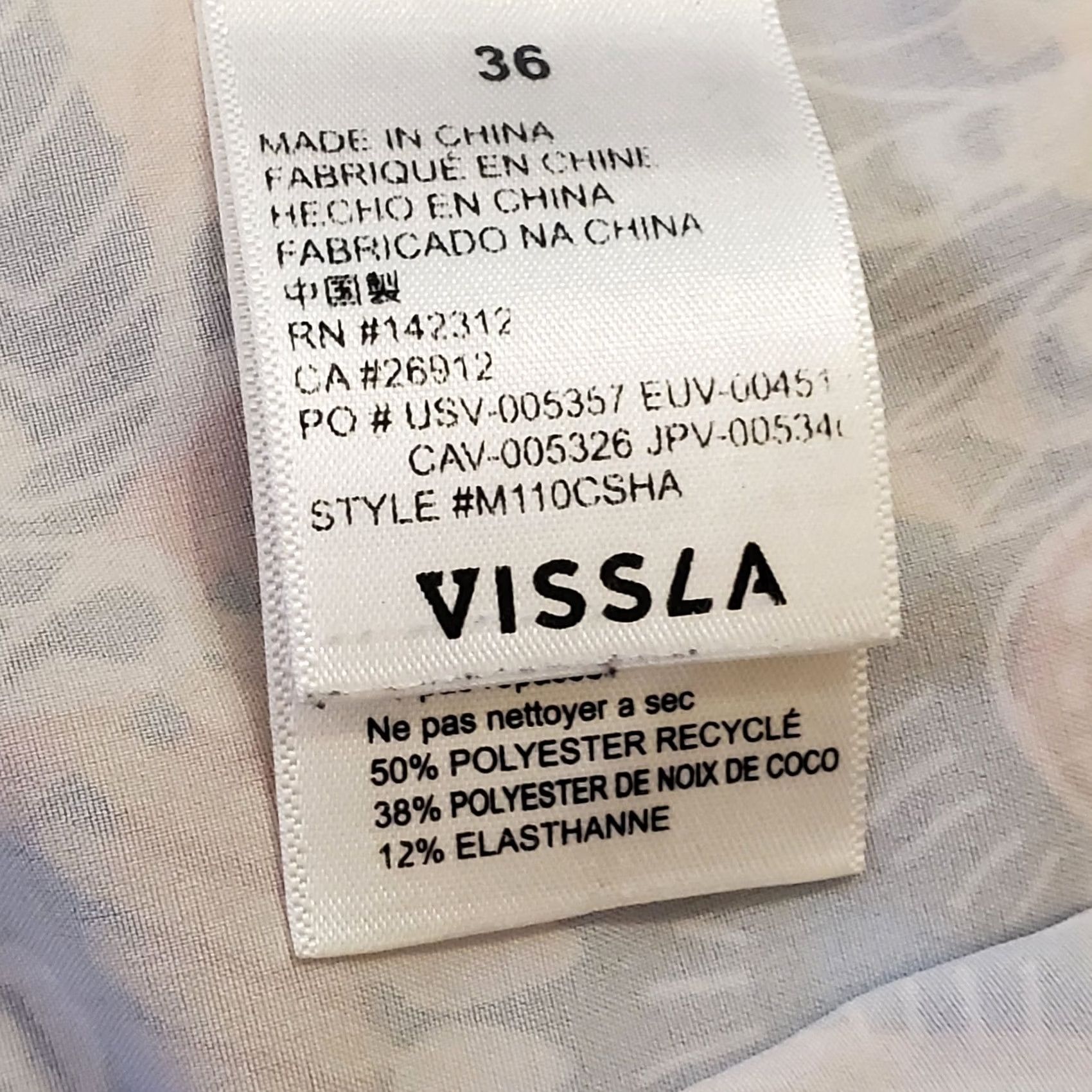 Vissla VISSLA Boardshorts Swim Trunks Shorts Size 36 Geometric Floral Pattern Men's Size US 36 / EU 52 - 5 Thumbnail