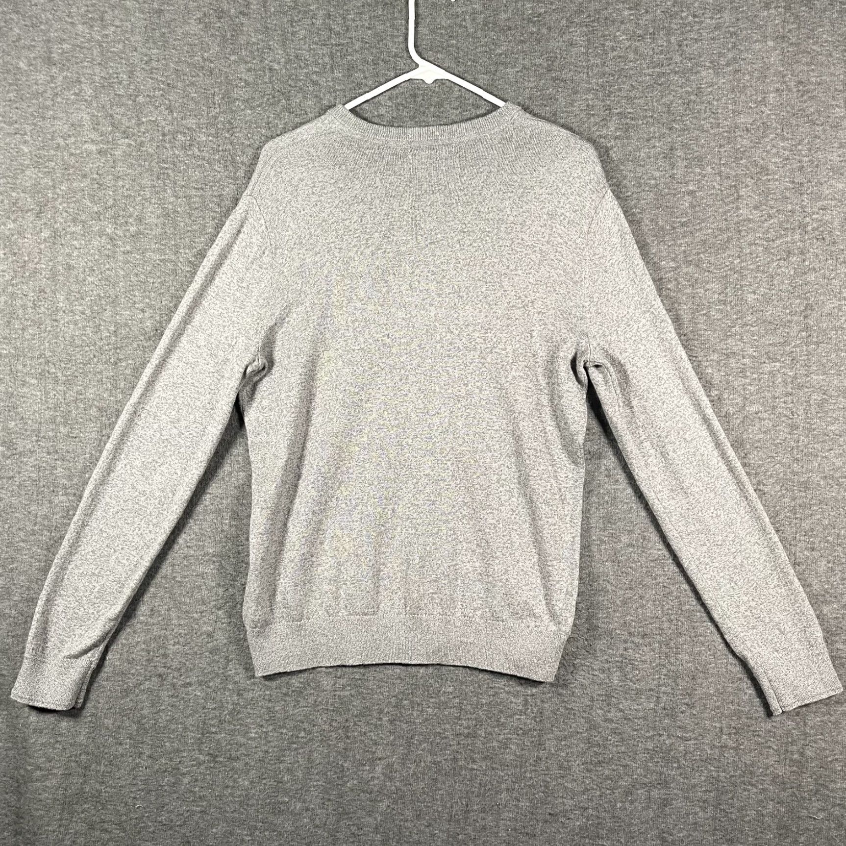 Banana Republic Banana Republic Sweater Mens Medium Gray V-Neck Pima Cotton Cashmere Knit Size US M / EU 48-50 / 2 - 3 Thumbnail