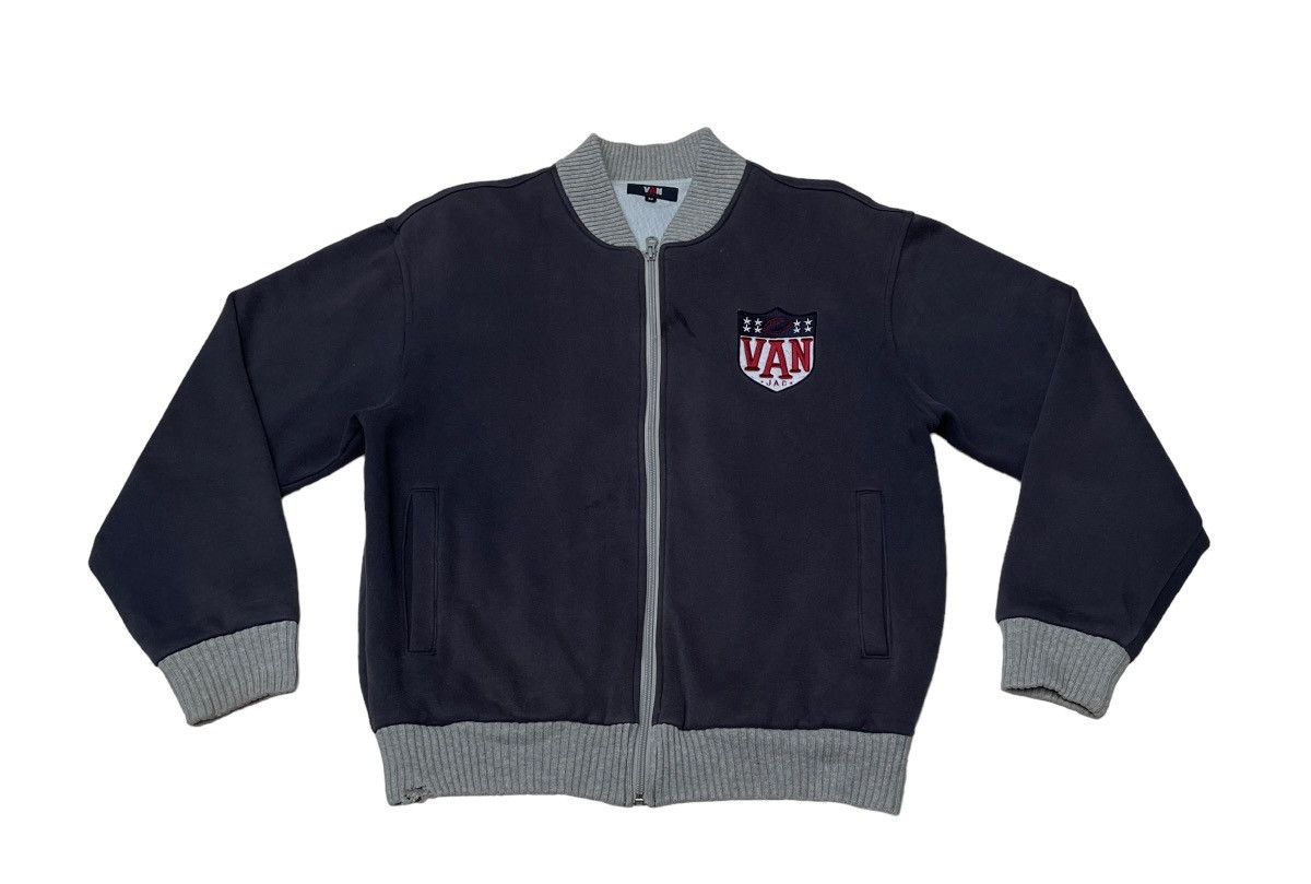 image of Vintage Van Jac Varsity 1990S in Blue, Men's (Size Medium)
