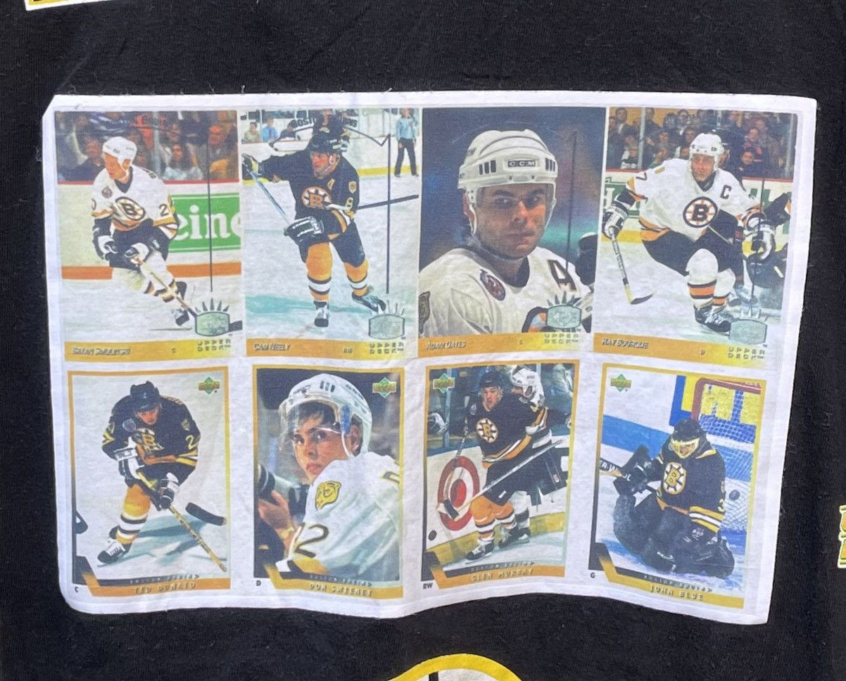 Vintage VTG Upper deck BRUINS CAM NEELY ADAM OATES RAY BOURQUE shirt Size US XL / EU 56 / 4 - 4 Thumbnail