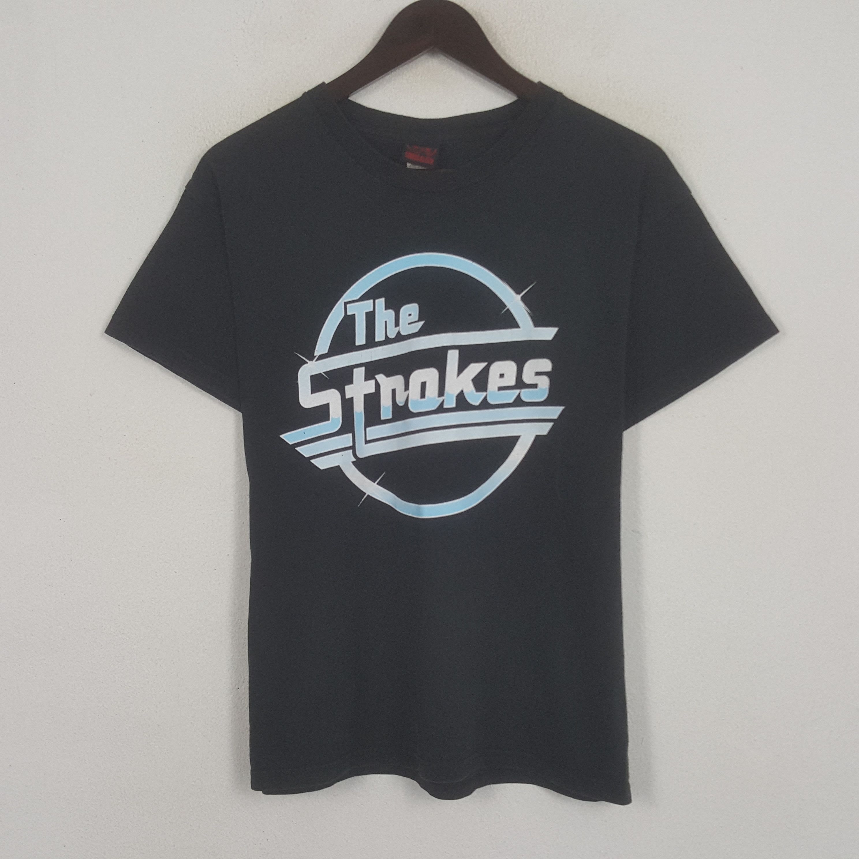 Vintage The Strokes American Band Tshirt Short Sleeve T Shirts