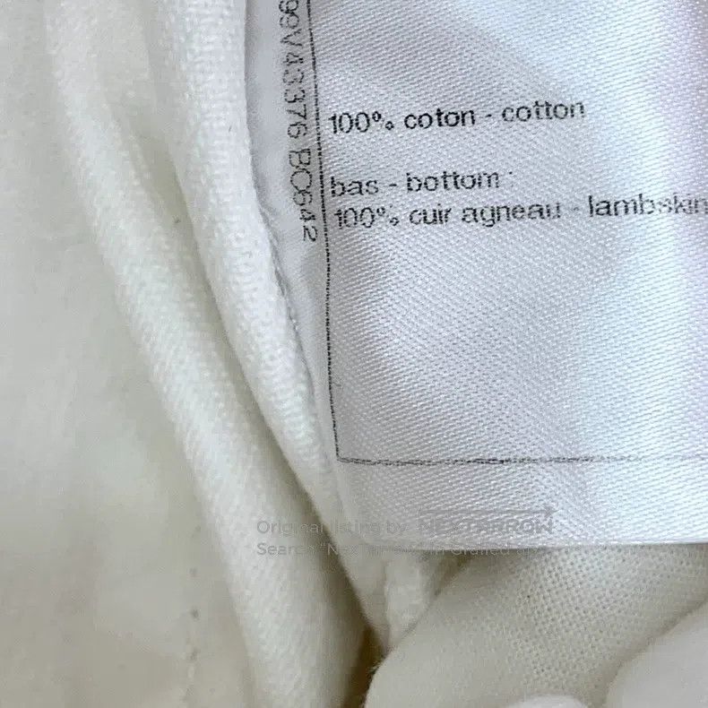 Chanel Chanel White sequin stitched cotton casual five-point trou Size 25" / US 0 / IT 36 - 7 Thumbnail