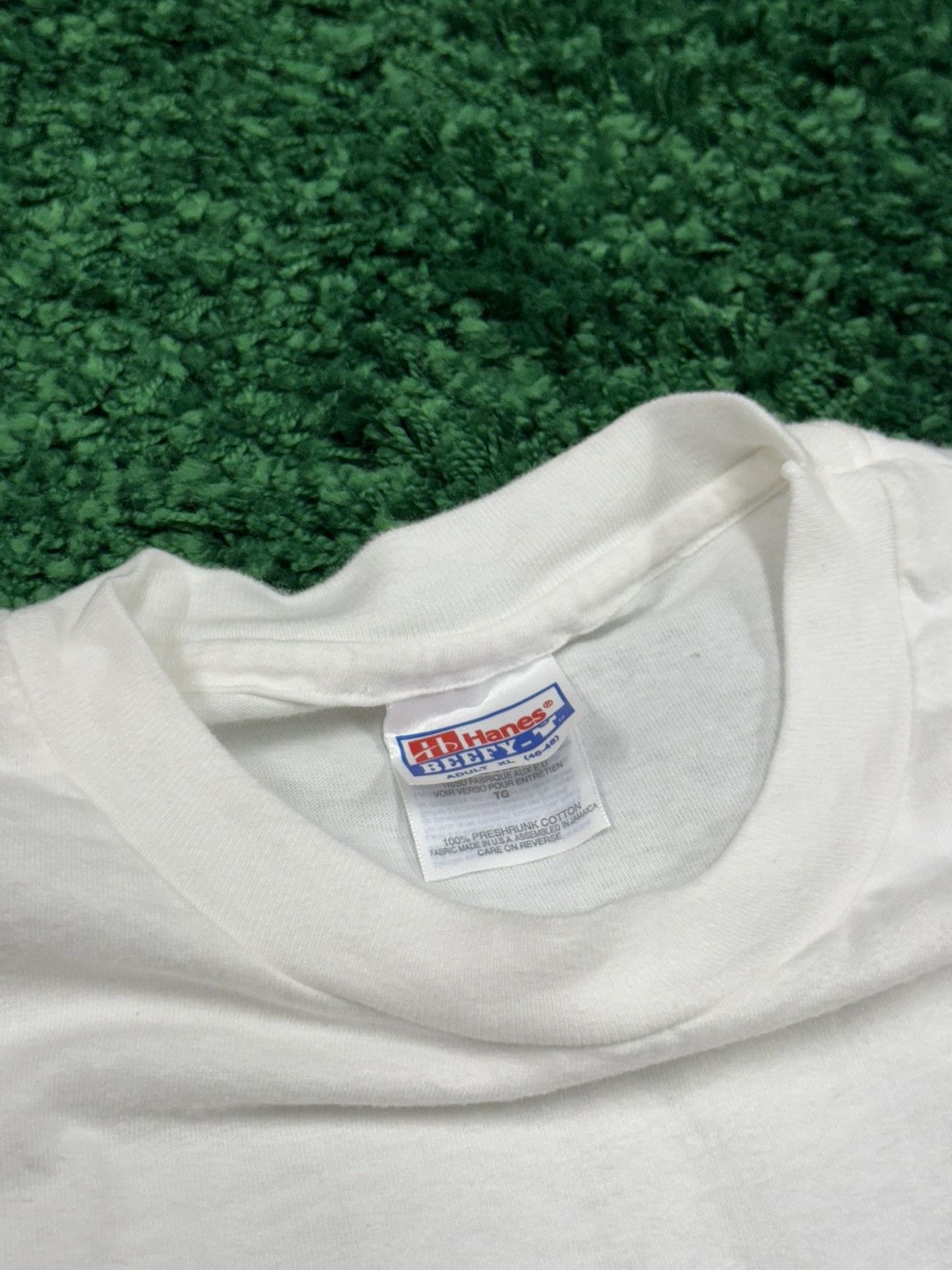 Hanes × Vintage Happy Tails Country Fair 1995 Tee White XL Texas Cowboy Size US XL / EU 56 / 4 - 6 Thumbnail