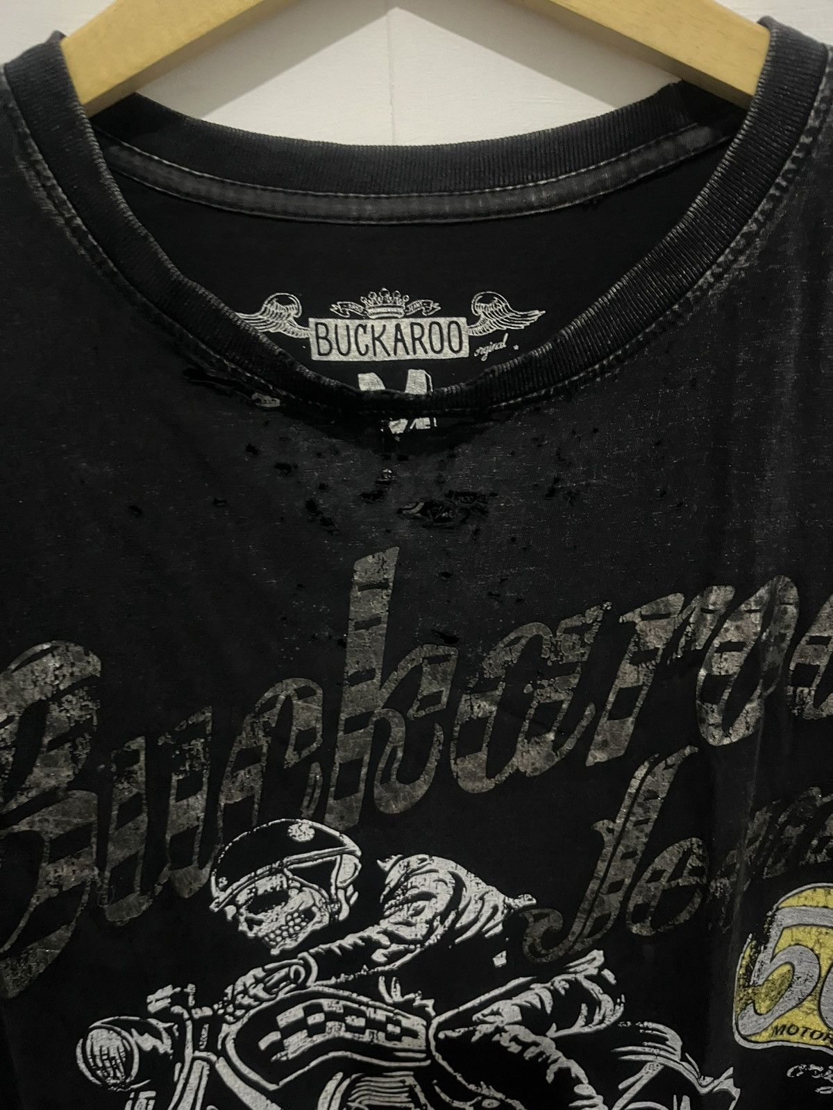 If Six Was Nine Motorcycle Skull Buckaroo T-Shirt Size US M / EU 48-50 / 2 - 3 Thumbnail