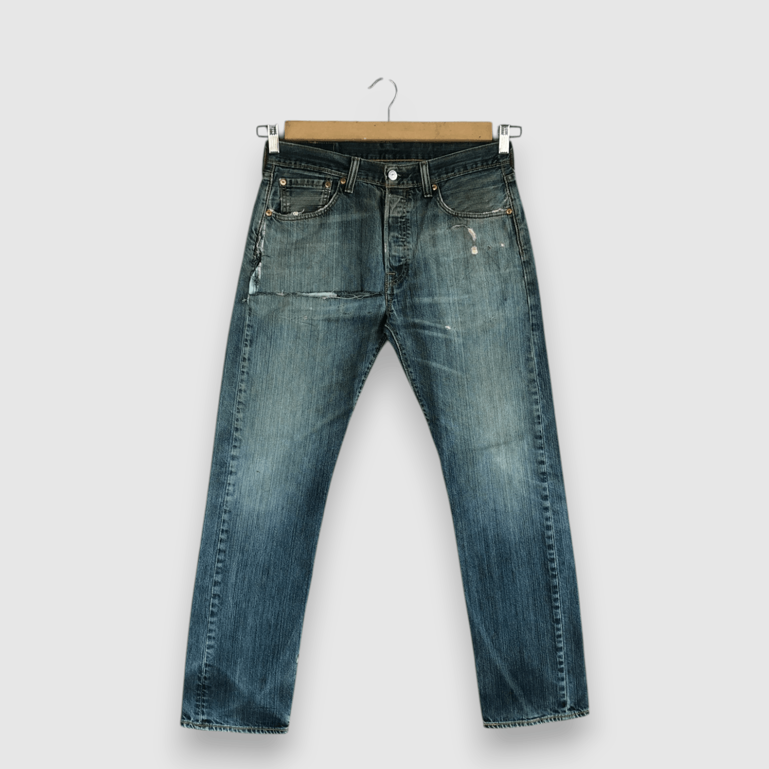 Levi's Vintage Levis Jeans Distressed Levis 501 Denim Faded Pants Size US 32 / EU 48 - 1 Thumbnail