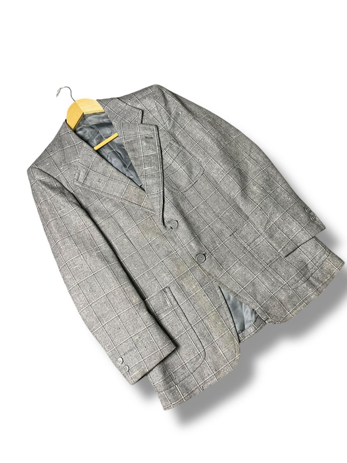 Japanese Brand × Vintage Vintage D’Urban Checked Light Blazer (65) Size US XXS / EU 40 - 5 Thumbnail