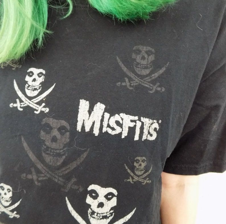 Band Tees Vintage 90's Misfits T-shirt Size US L / EU 52-54 / 3 - 6 Thumbnail