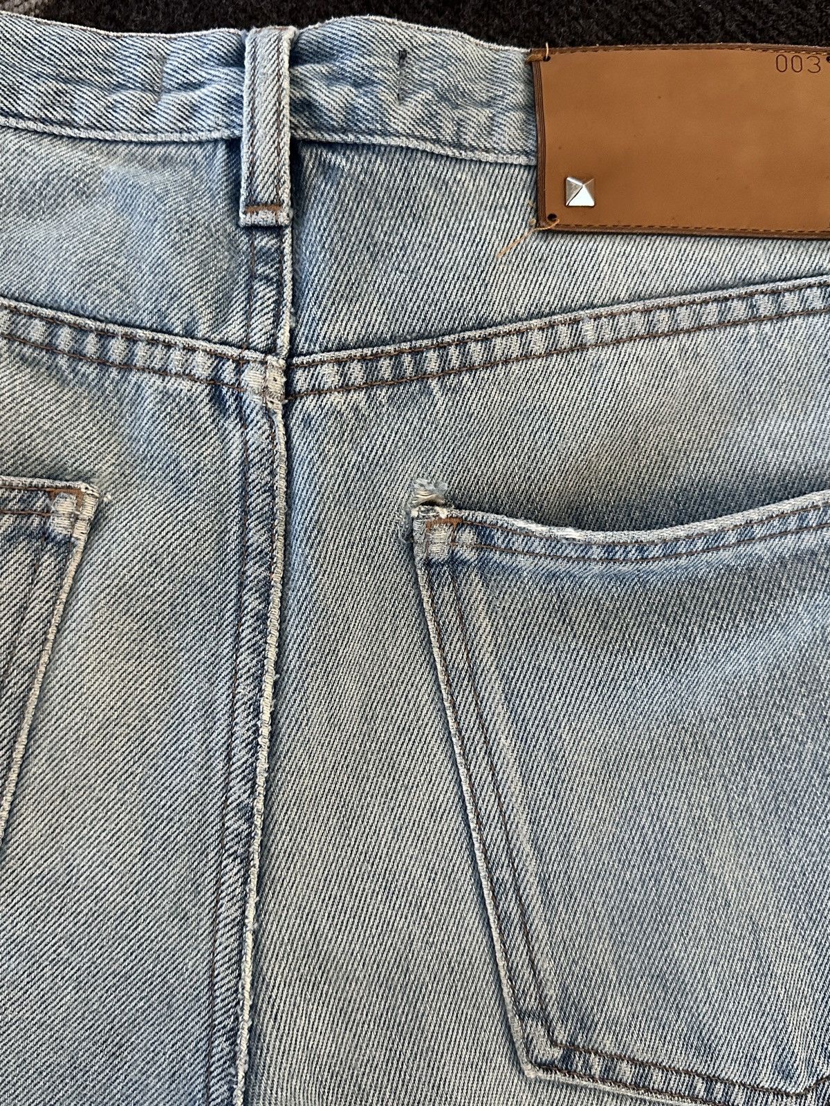 Valentino Valentino blue light wash straight men’s jeans Size US 28 / EU 44 - 8 Thumbnail