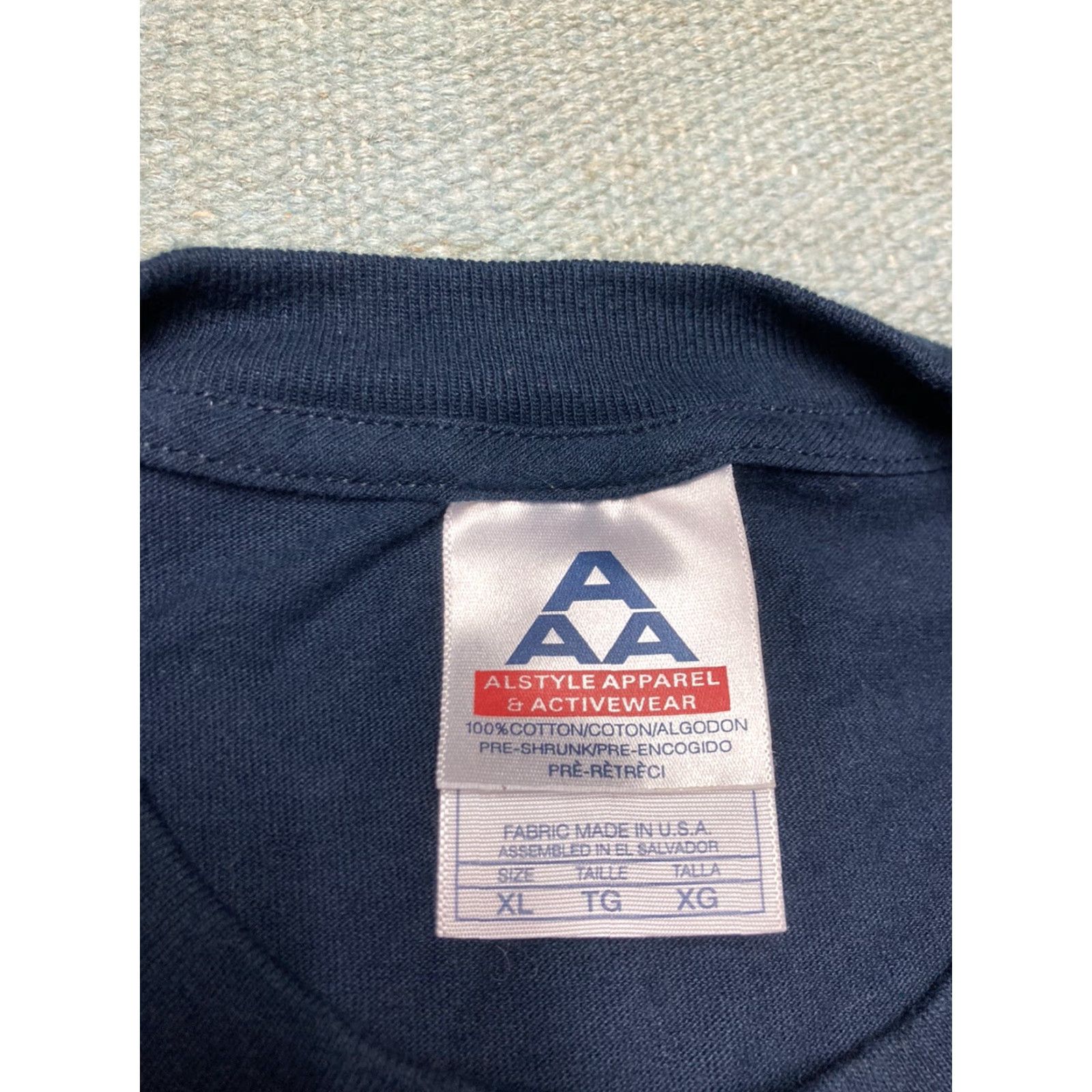 Vintage VINTAGE Animal T-Shirt XL Blue Embroidered Mackinac Island Michigan Moose Deer Anime Size US XL / EU 56 / 4 - 5 Thumbnail