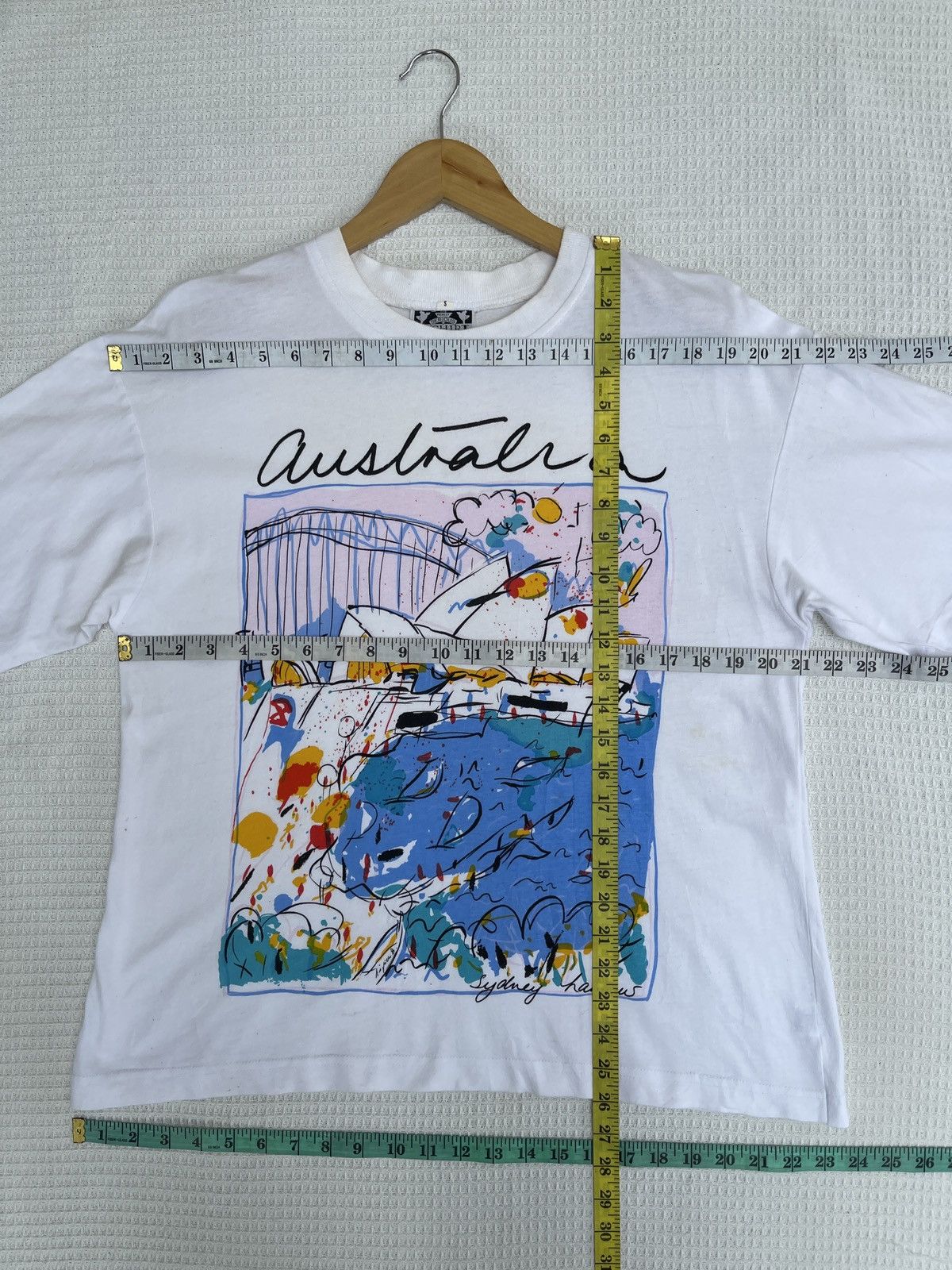 Vintage Last Drop🔥Rare🔥Vintage Australia Sydney Harbous Arts T-Shirt Size US L / EU 52-54 / 3 - 10 Thumbnail