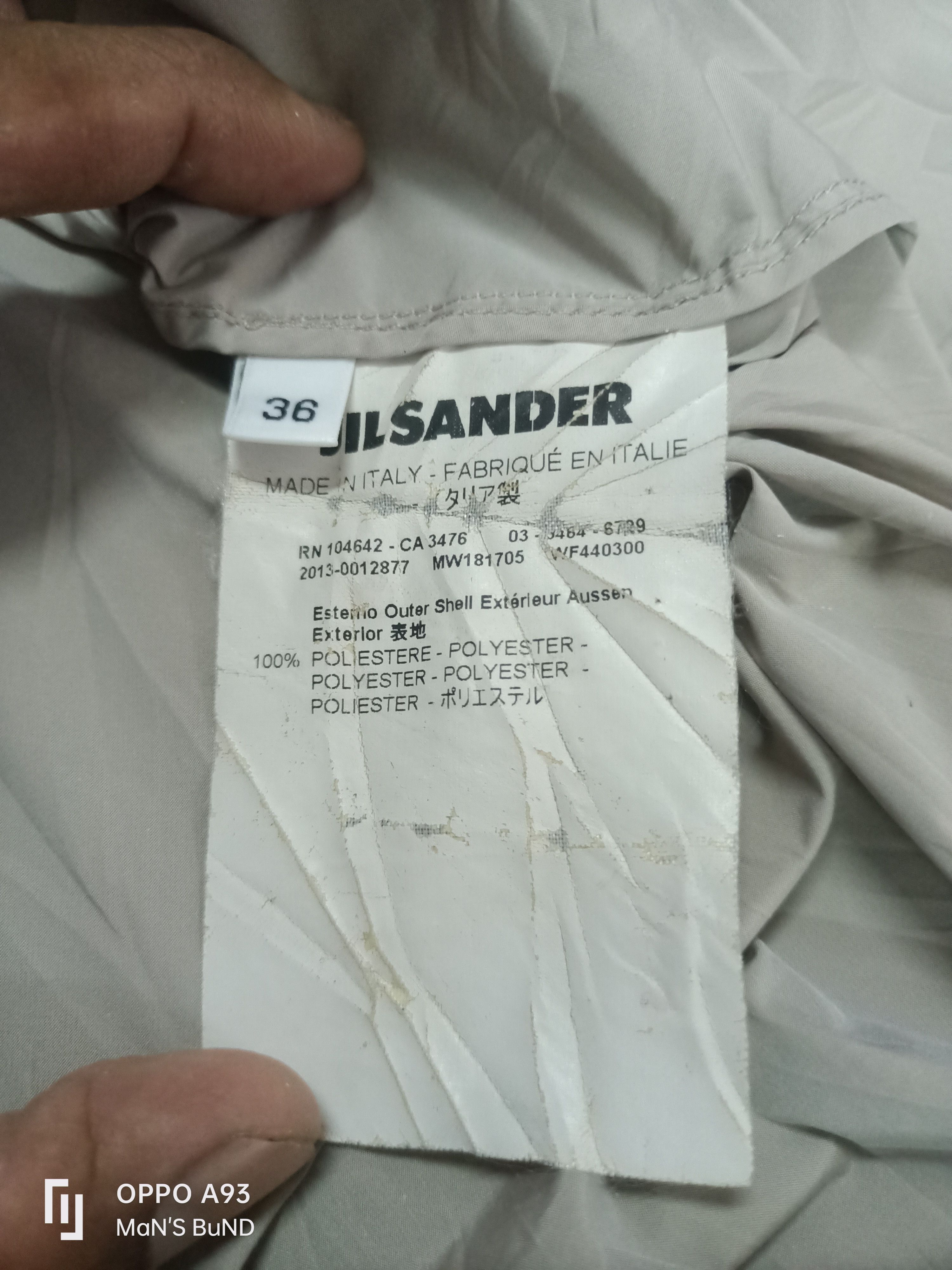 Jil Sander JIL SANDER RAIN COAT (WINDBREAKER) Size XS / US 0-2 / IT 36-38 - 10 Thumbnail