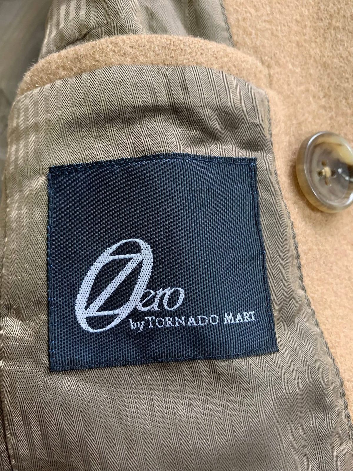 Tornado Mart Y2K ZERO BY TORNADO MART DOUBLE BREASTED WOOL JACKET Size US L / EU 52-54 / 3 - 5 Thumbnail