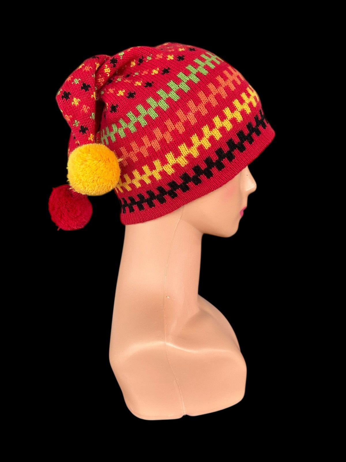 Japanese Brand × Kapital × Vintage Bunny Horn Devil Vintage Bonita Beanie Hats Size ONE SIZE - 2 Thumbnail