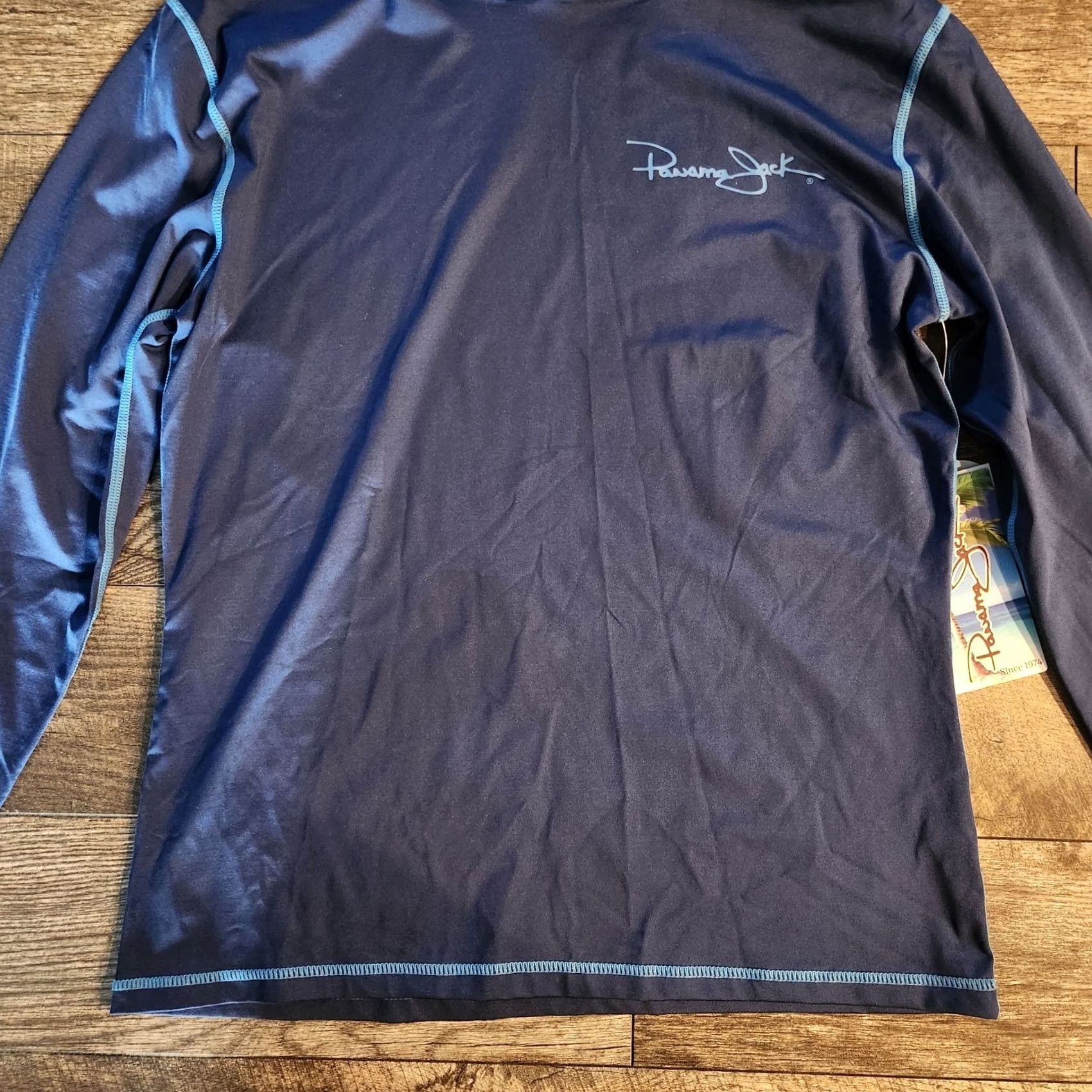 Panama Jack Panama Jack UPF Fishing Shirt Womens Medium Blue Long Sleeve Hooded UPF 35 New! Size M / US 6-8 / IT 42-44 - 2 Thumbnail