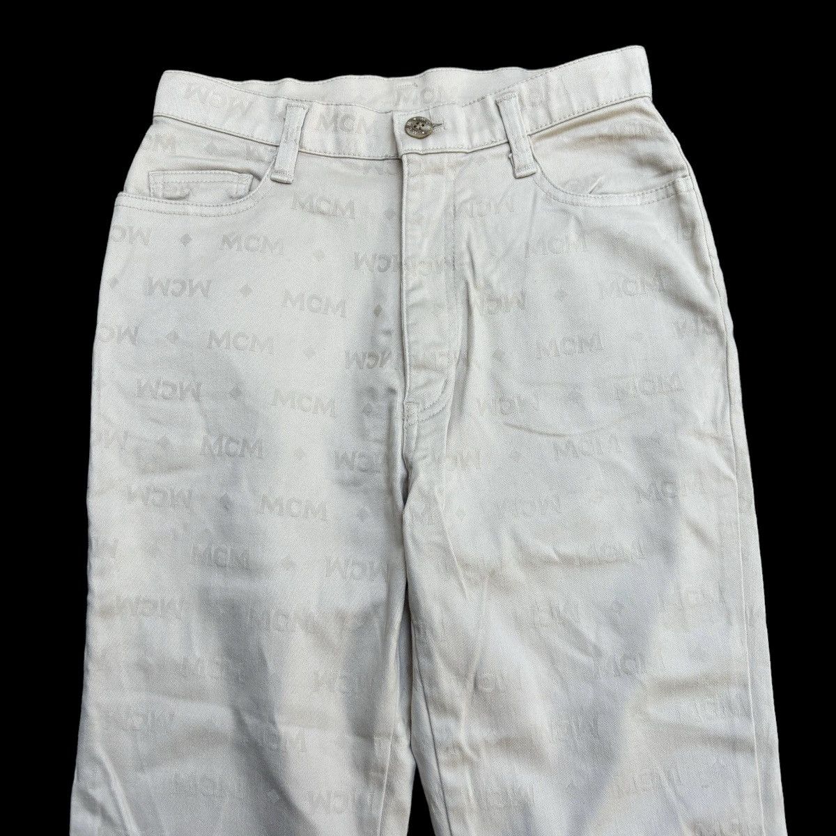 MCM Vintage Mcm Monogram Pants Size 26" / US 2 / IT 38 - 2 Thumbnail