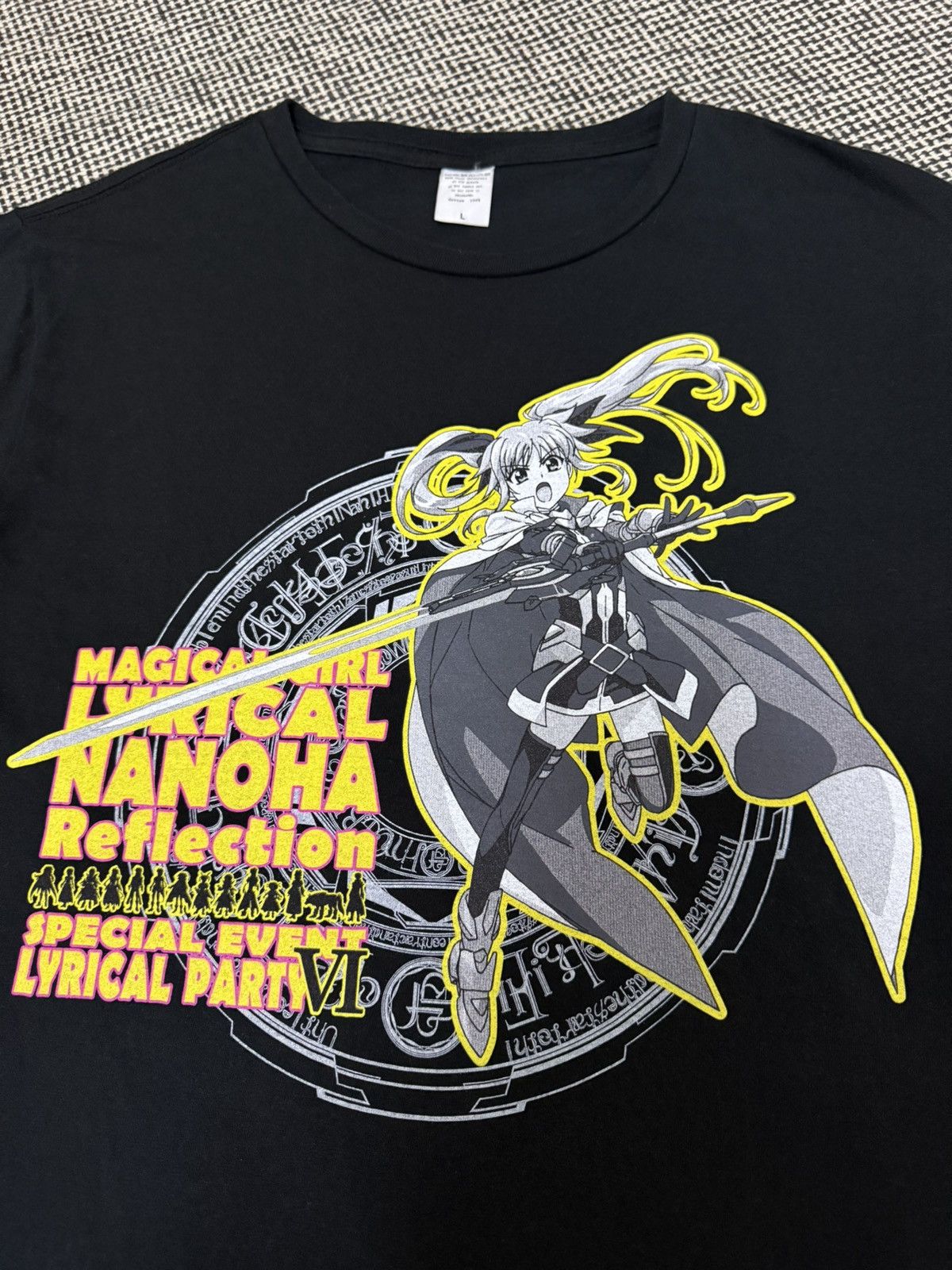Anime × Japanese Brand × Vintage Magical Girl Lyrical Nanoha Reflection Fate Official T-shirt Size US L / EU 52-54 / 3 - 1 Thumbnail