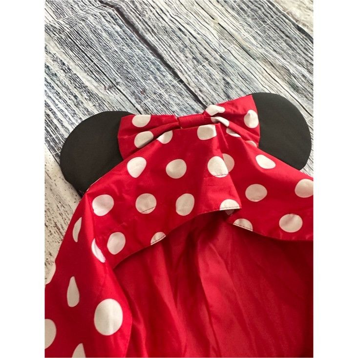 Disney Disney Parks Adult Red Polka Dot Hooded Rain Poncho with Min Size L / US 10 / IT 46 - 5 Thumbnail