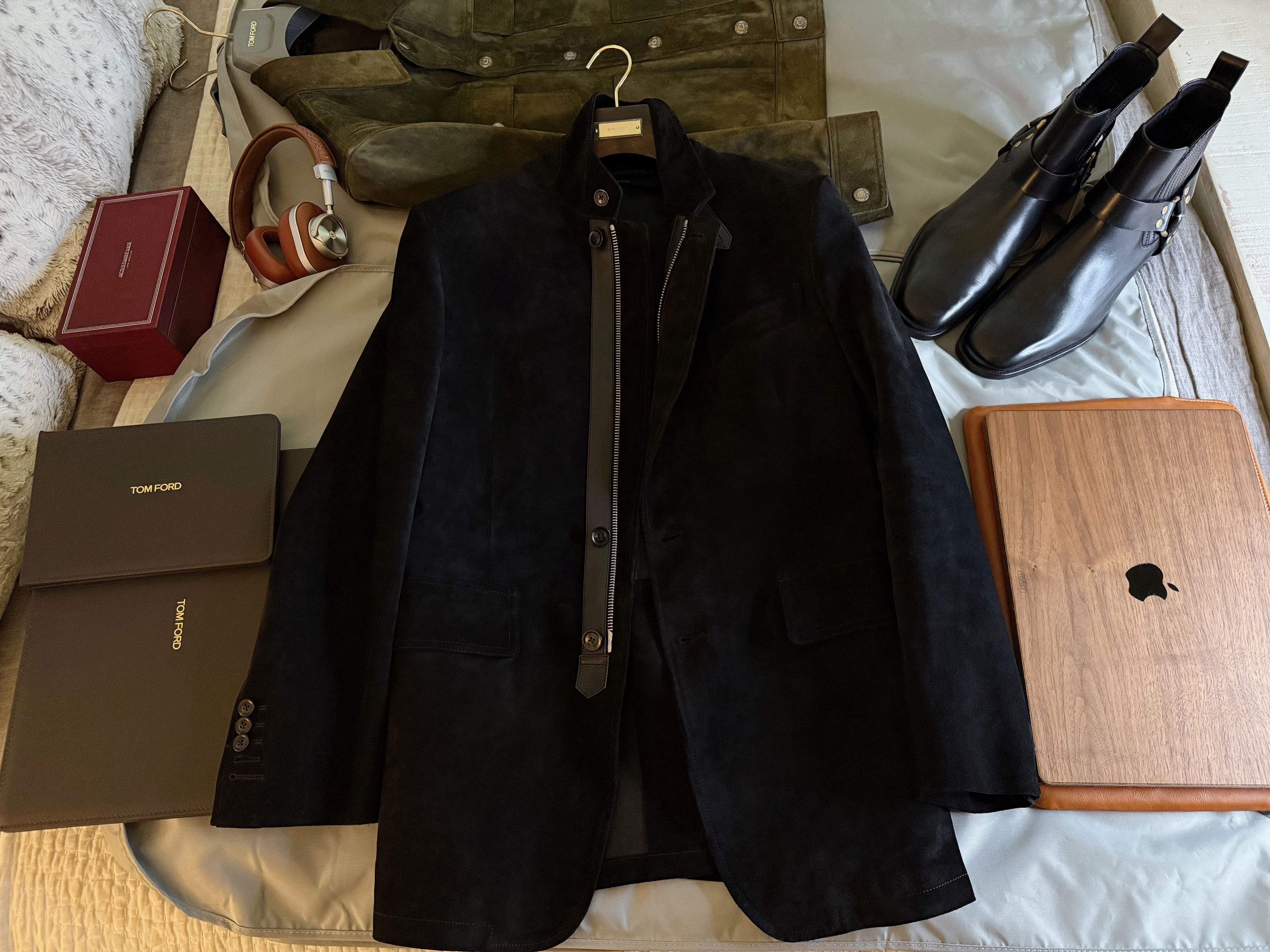 Tom Ford A Menswear Grail $10-$14K Rare Coveted Suede Leather Jacket Size US M / EU 48-50 / 2 - 17 Thumbnail
