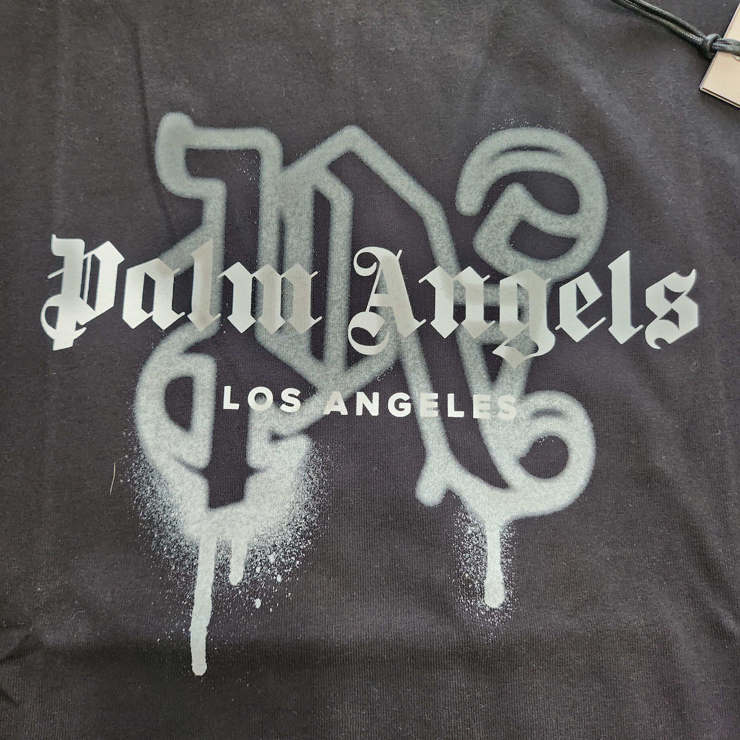 Palm Angels Palm Angels "LA Monogram Spray" Logo T-Shirt Size US L / EU 52-54 / 3 - 5 Thumbnail