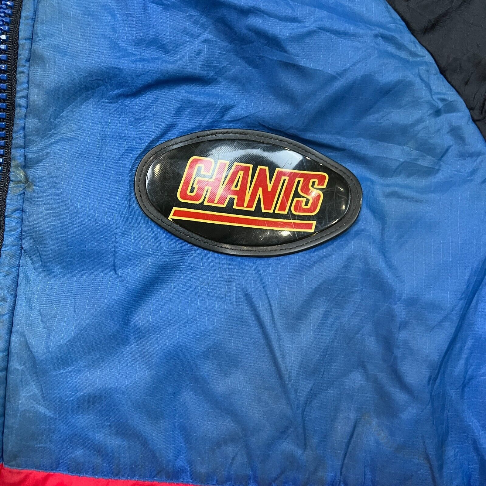 NFL × Pro Player × Vintage VTG 90s Pro Player New York Giants Jacket Large Zip NFL Coat Size US L / EU 52-54 / 3 - 7 Thumbnail