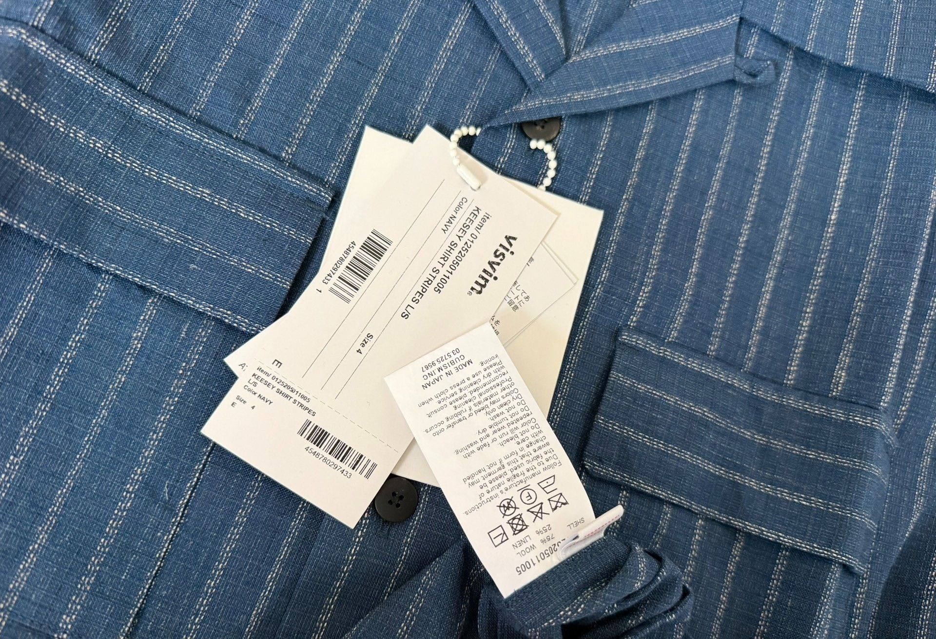 Visvim VISVIM 25AW KEESEY STRIPES L/S SHIRT Size US XL / EU 56 / 4 - 3 Thumbnail