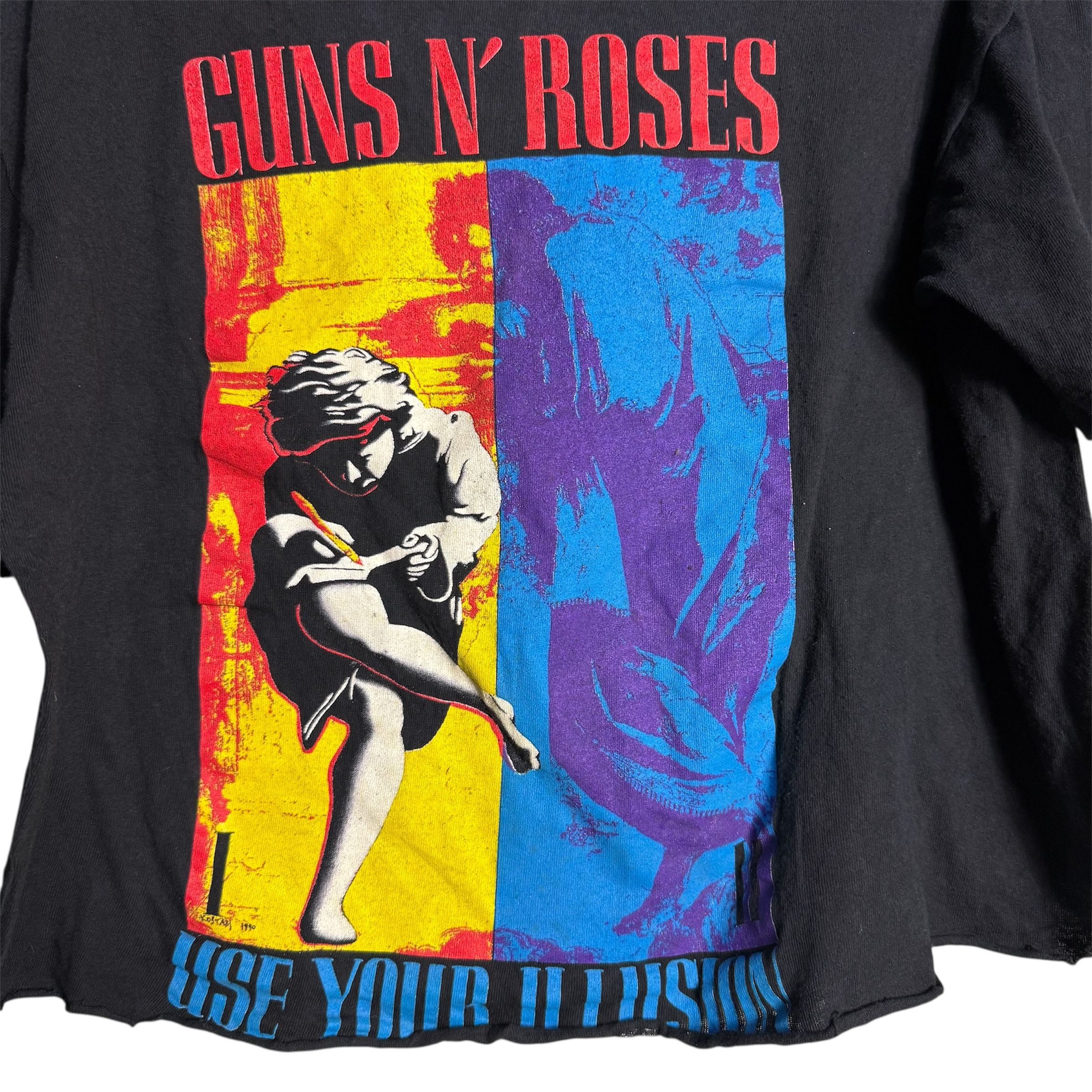 Band Tees 🔥RARE🔥Vintage Guns N' Roses Tokyo Dome Tour Crop T-shirt Size US L / EU 52-54 / 3 - 2 Thumbnail