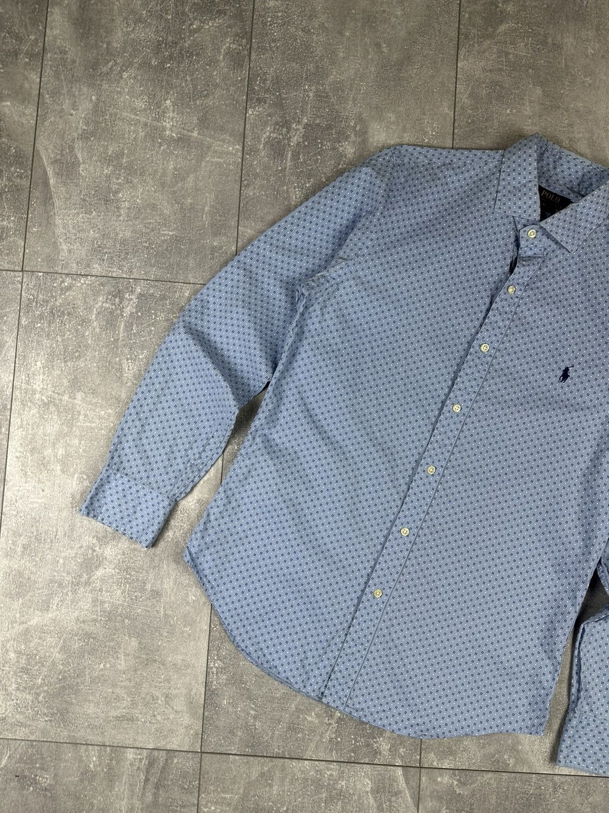 Polo Ralph Lauren Polo Rlaph Lauren Mens Blue Shirt Button Up Size US M / EU 48-50 / 2 - 5 Thumbnail