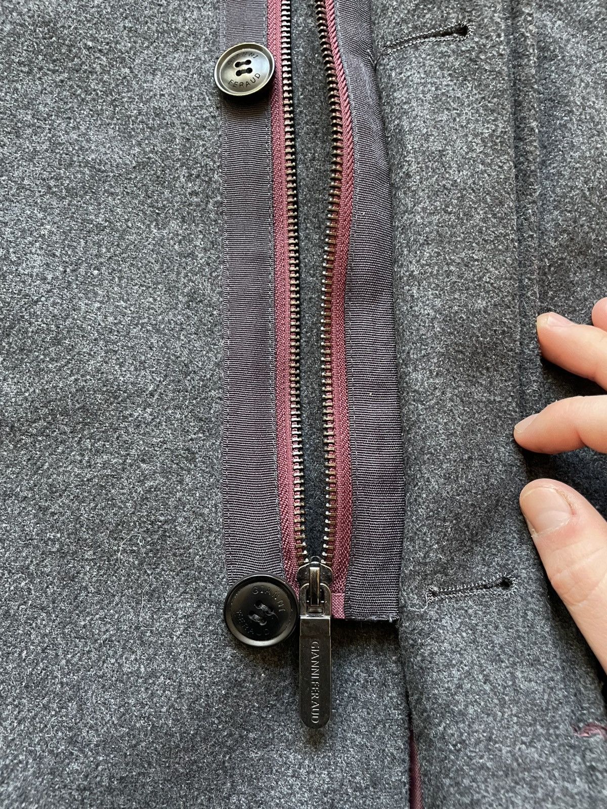 Gianni Feraud Luxury Italy Designer Gianni Feraud Wool Coat Jacket XXL Size US XXL / EU 58 / 5 - 8 Thumbnail