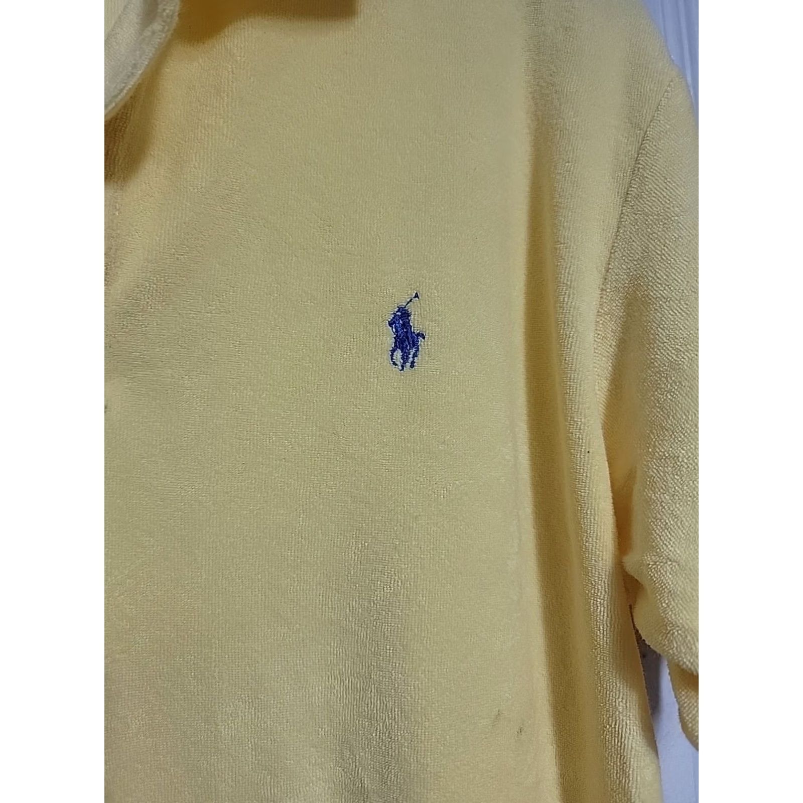 Ralph Lauren VINTAGE Polo by Ralph Lauren Mens M Polo Shirt Yellow Velour Size US M / EU 48-50 / 2 - 2 Thumbnail