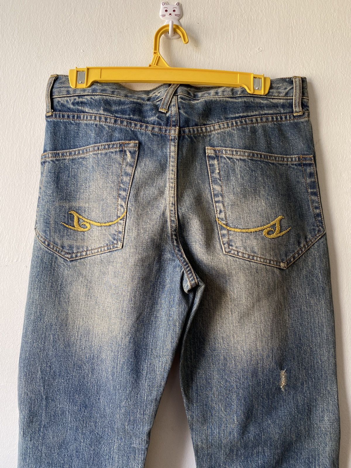 Japanese Brand Japanese Brand Sembl Japan Flare Distressed Denim Size US 31 - 12 Thumbnail